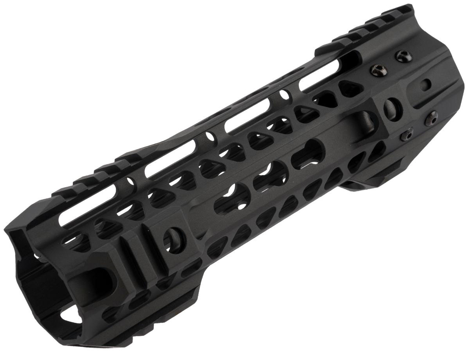 G&P MOTS II Keymod Handguard w Rails for M4  M16 Series Airsoft AEG Rifles (Type Standard 8  Black)