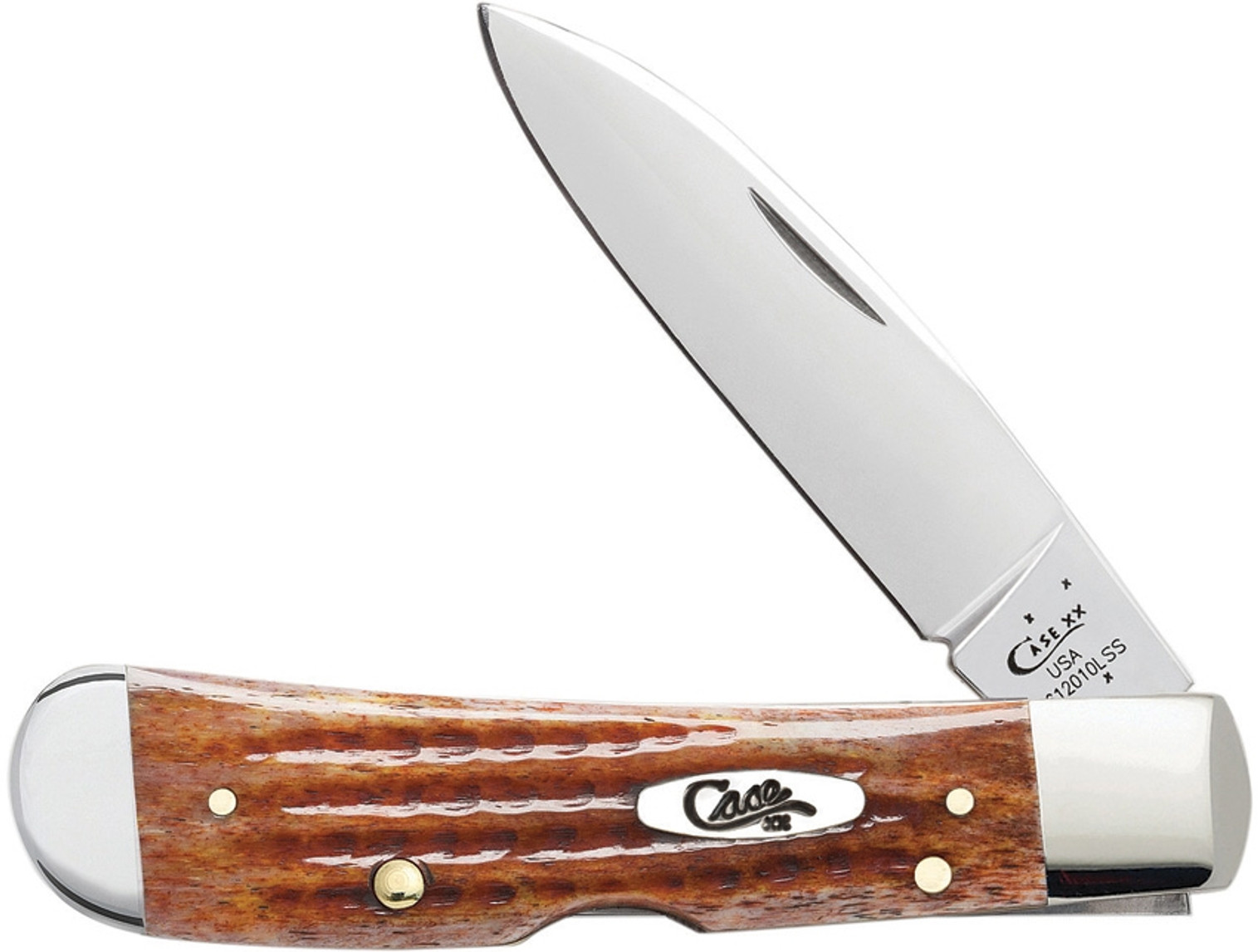 Case 17001 Tribal Lock Jigged Bone - Harvest Orange