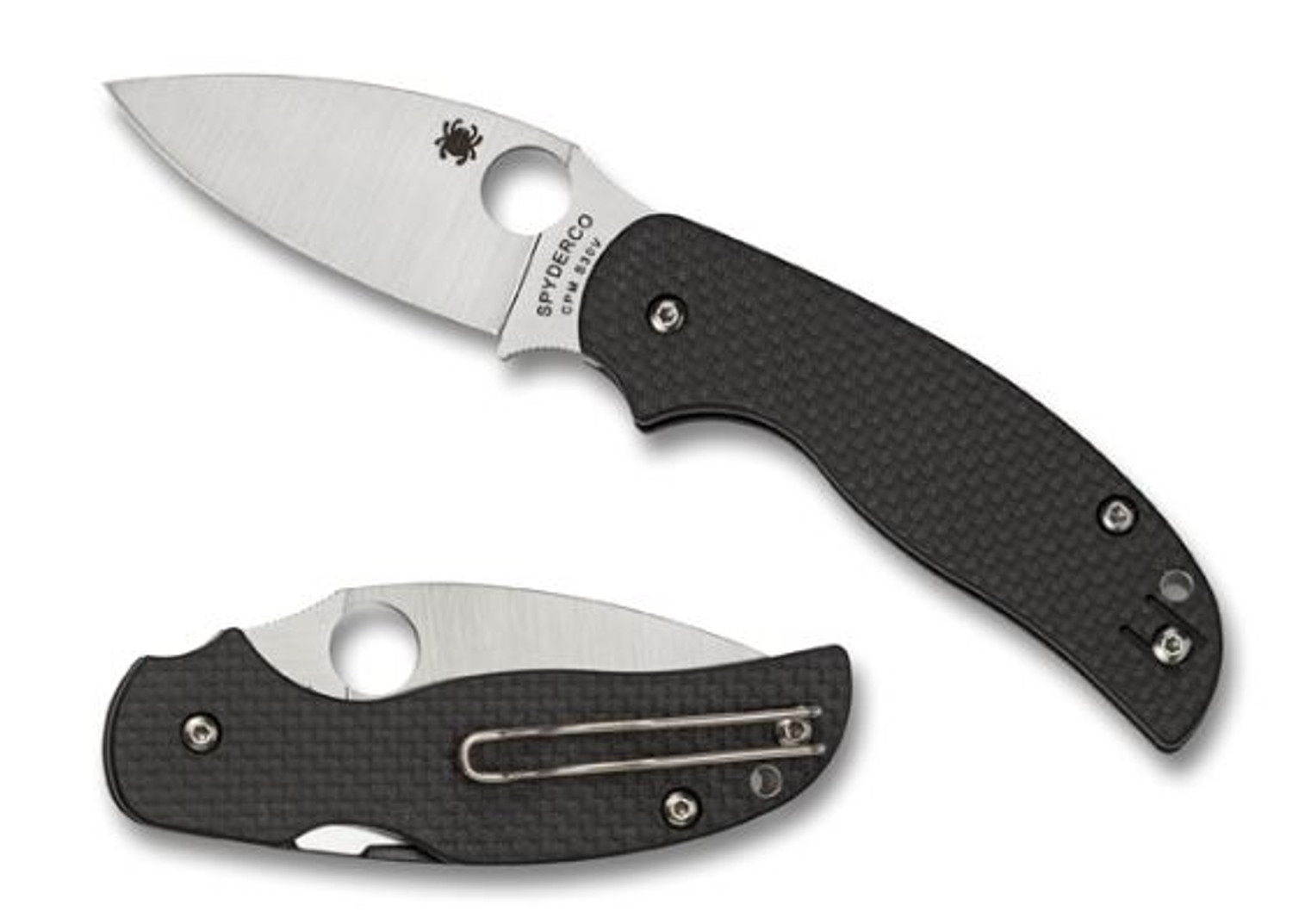 Spyderco C123CFPCL Sage 5 - S30V, Carbon Fiber