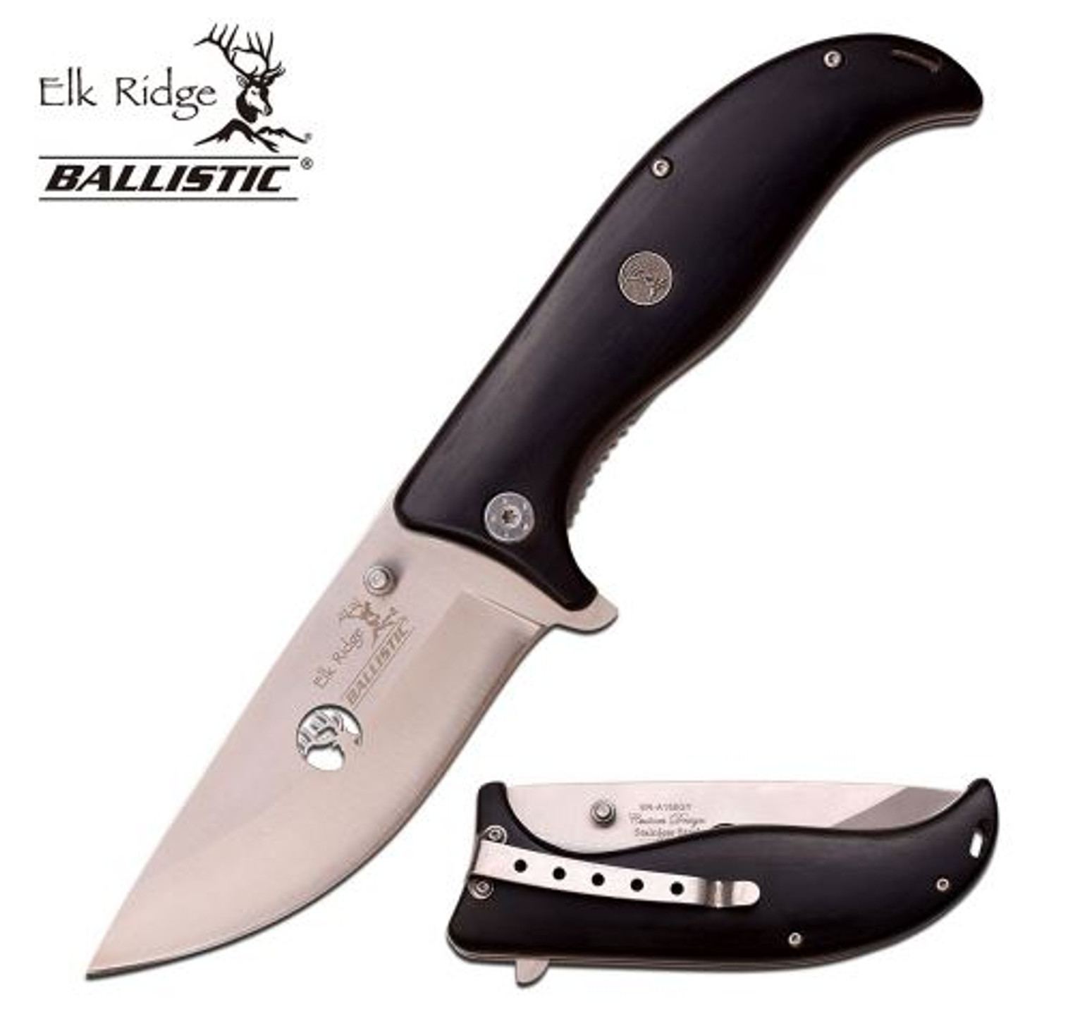 Elk Ridge ERA156GY Folding Knife Assisted Opening