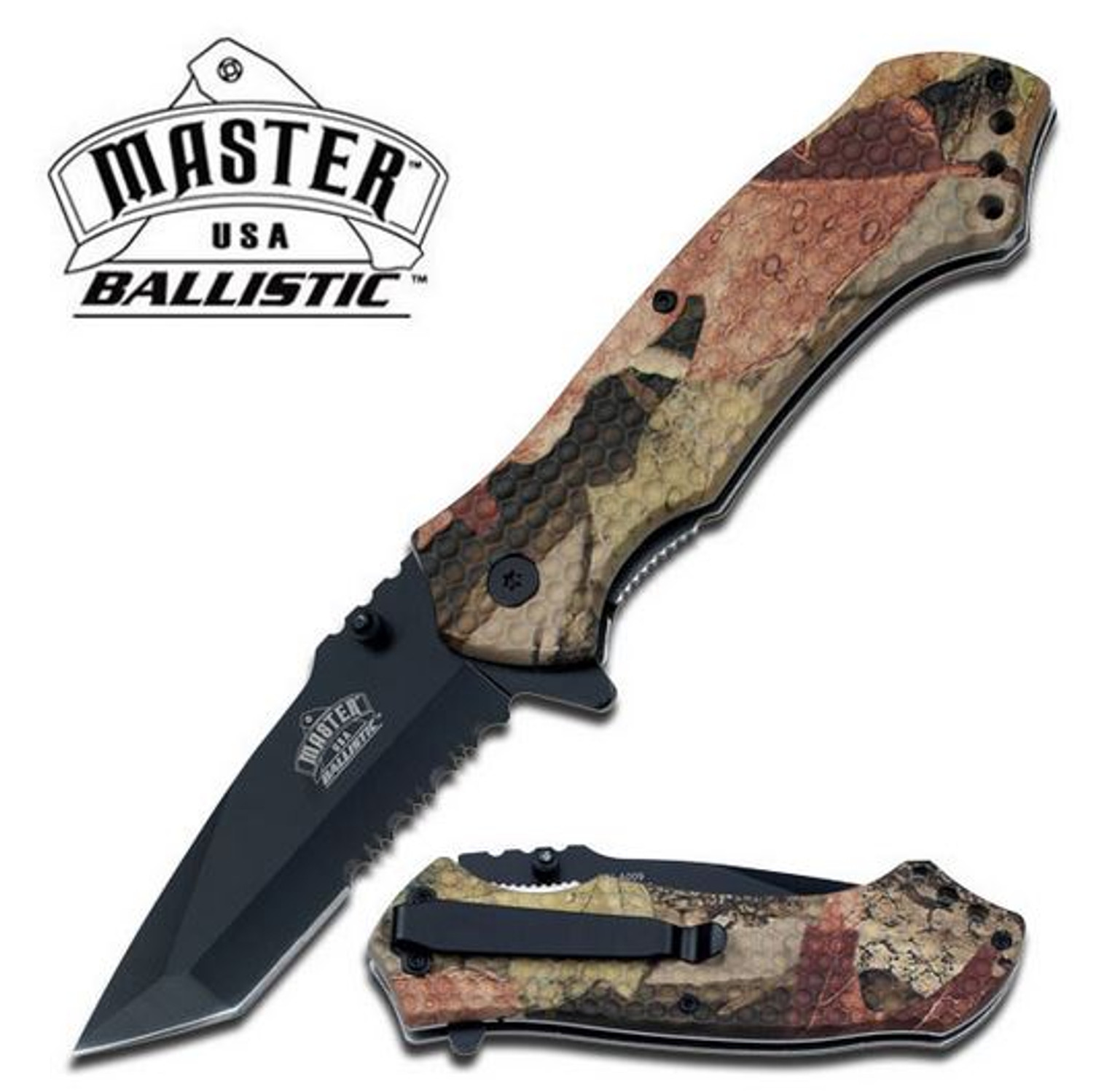 Master A009FC Tanto Fall Camo Assisted Open