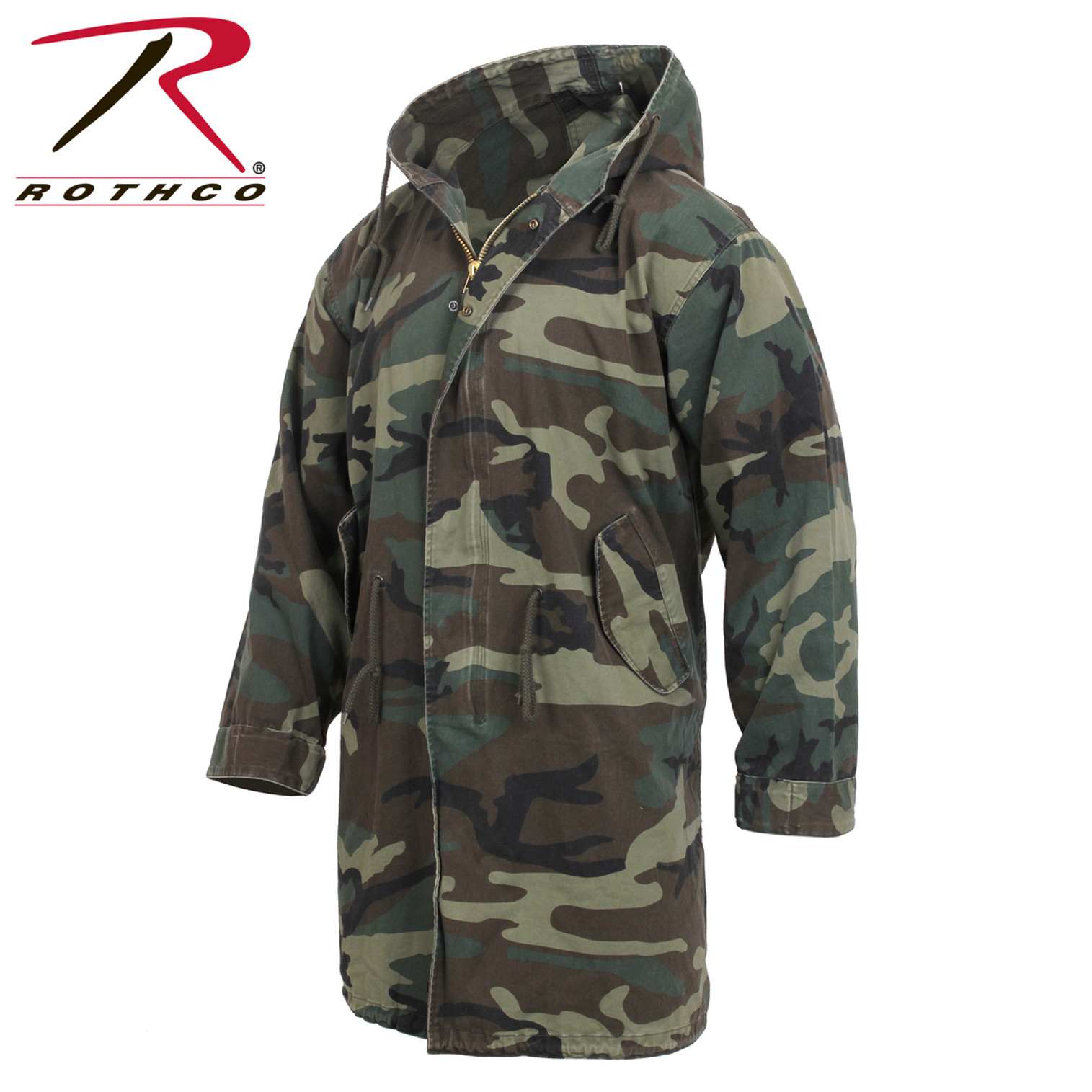 Rothco's Vintage Camo M-51 Fishtail Parka - Woodland Camo