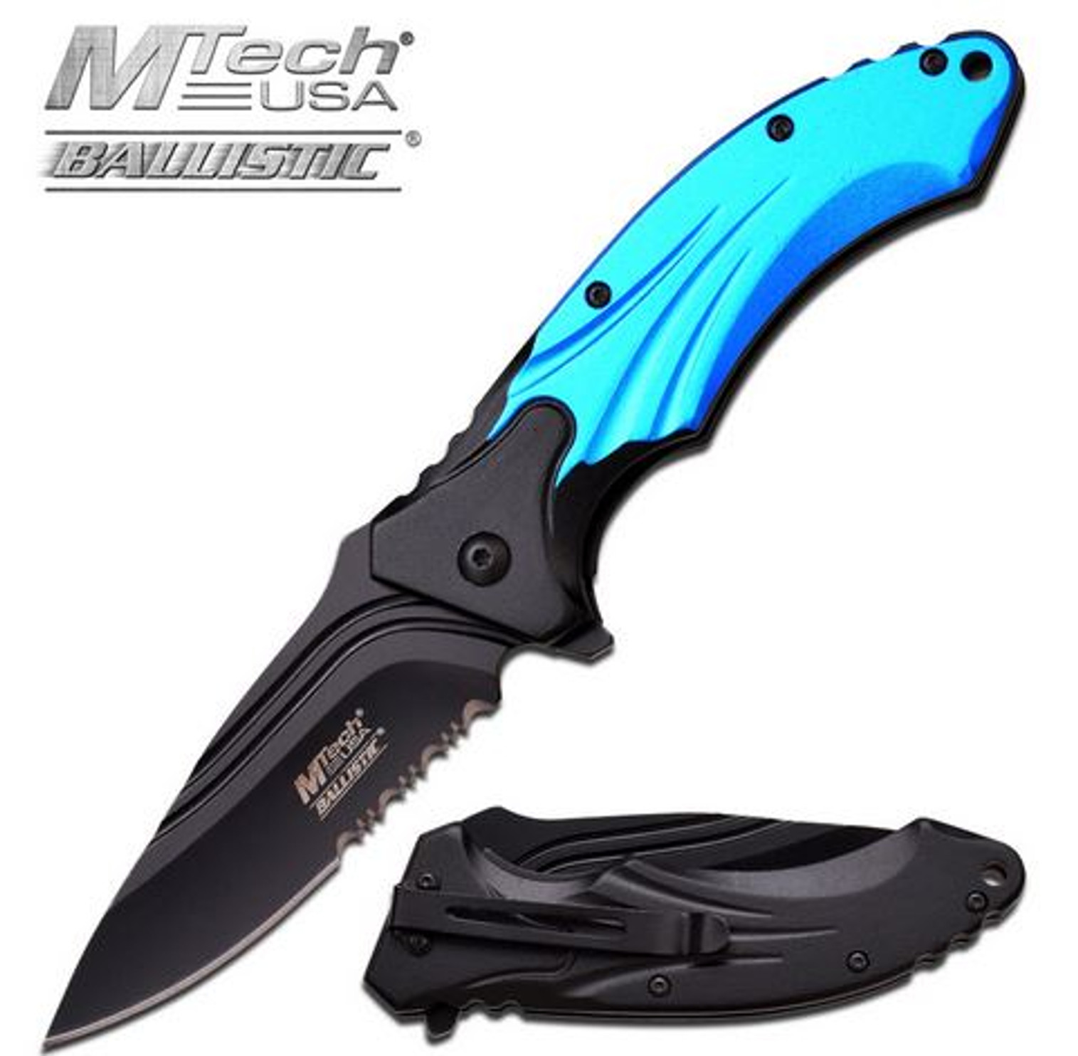 MTech A902BL Sweep Assisted Open Folder - Blue