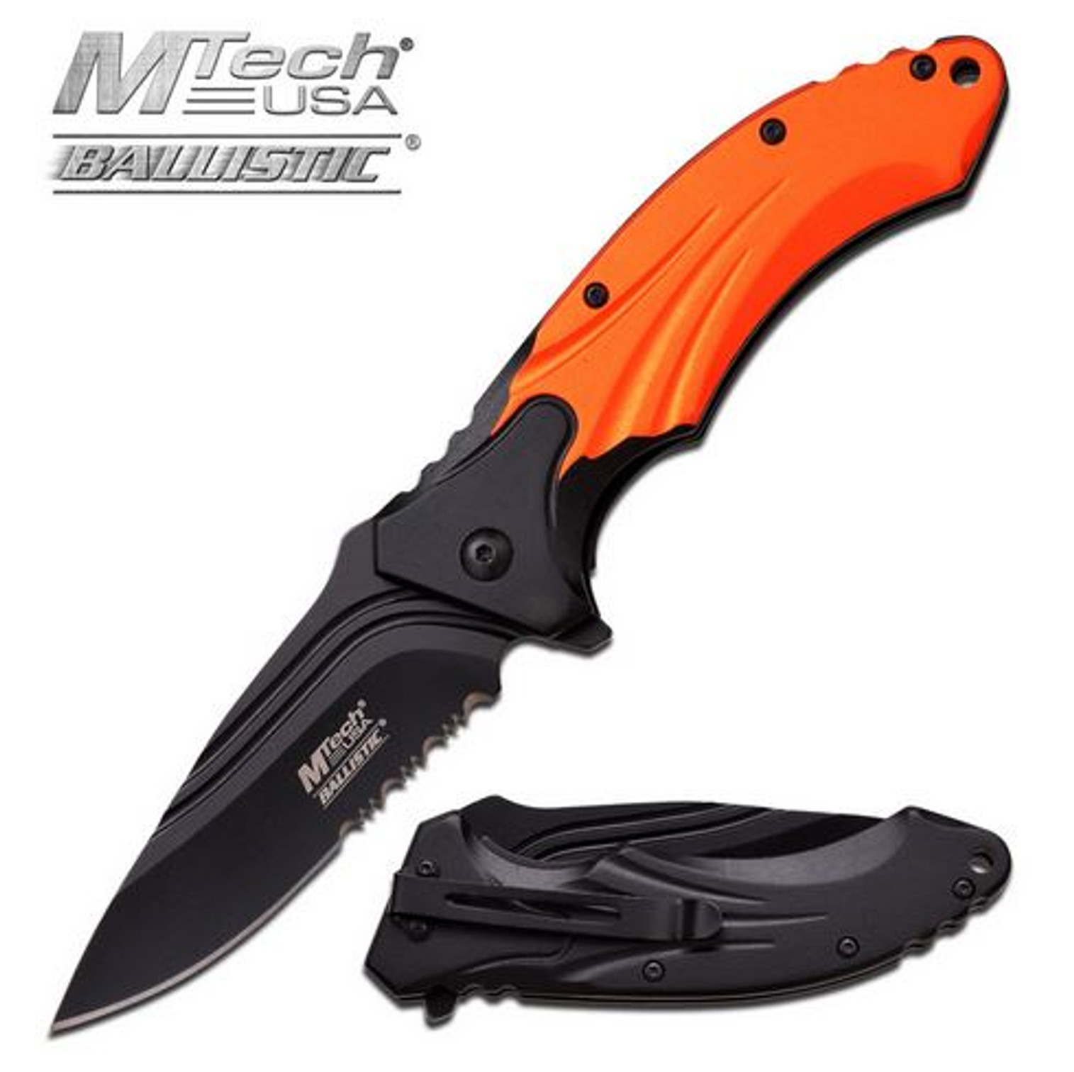 MTech A902OR Sweep Assisted Open Folder - Orange