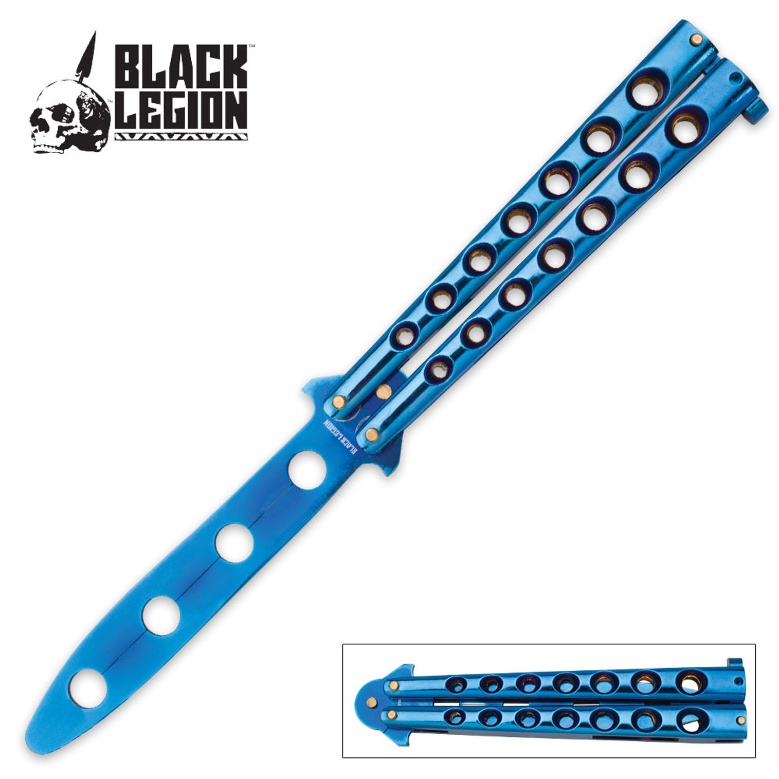 Black Legion Butterfly Trainer Knife – Blue