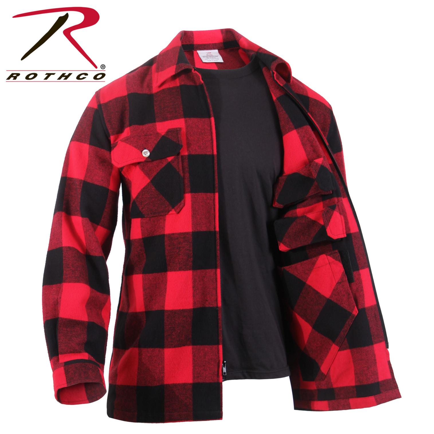Rothco Concealed Carry Flannel Shirt - Red