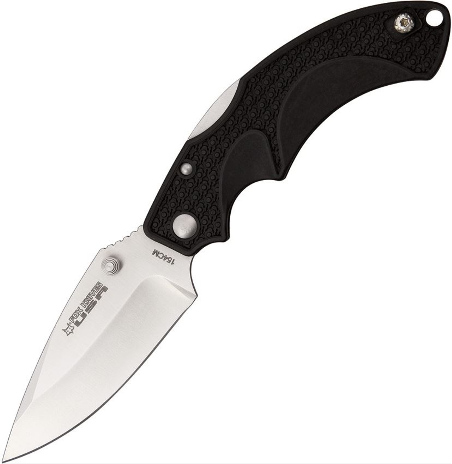 Fox USA FRZSPBK Forza Folding Knife, 154CM, Black