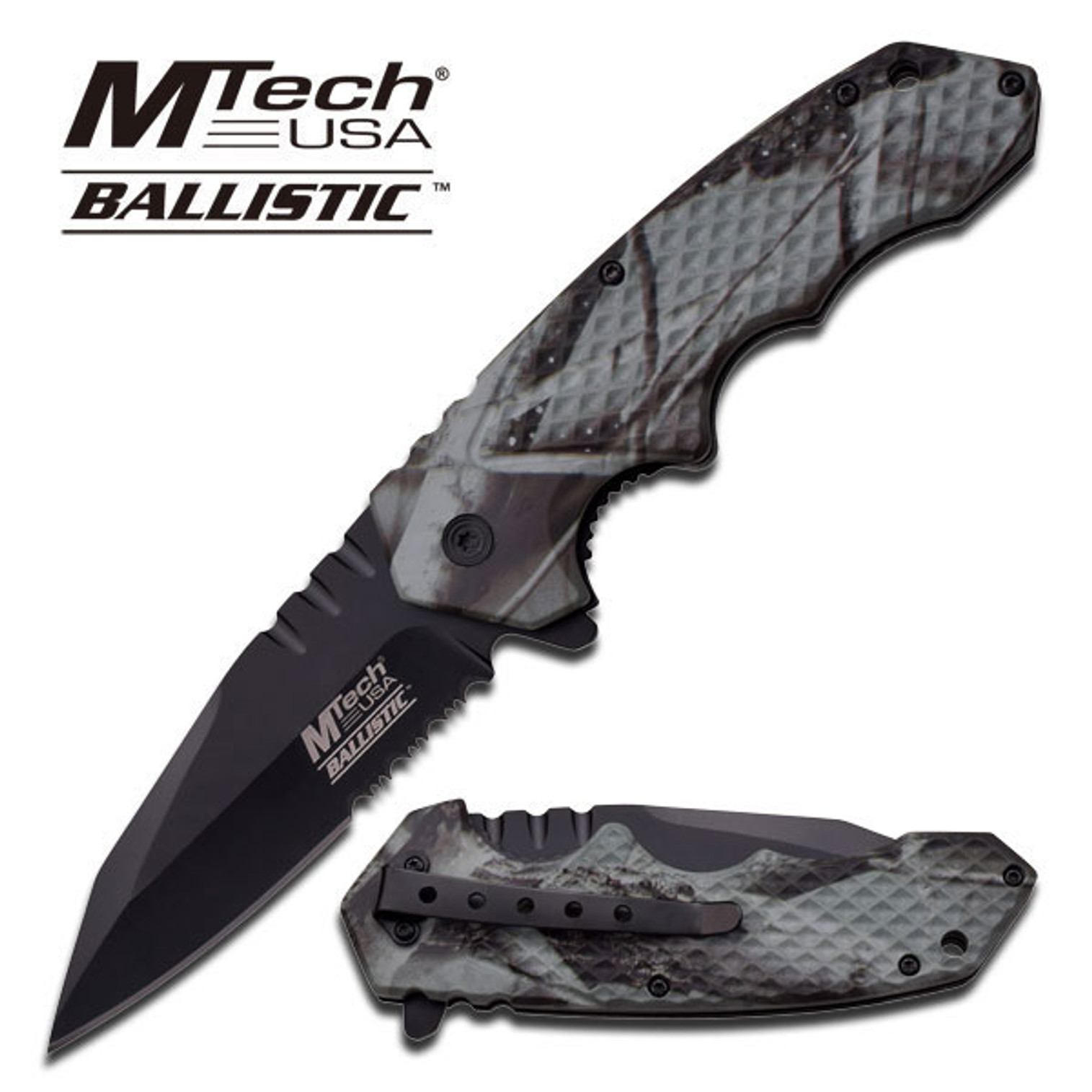 MTech MTA848CA Jungle Camo Assisted Opening