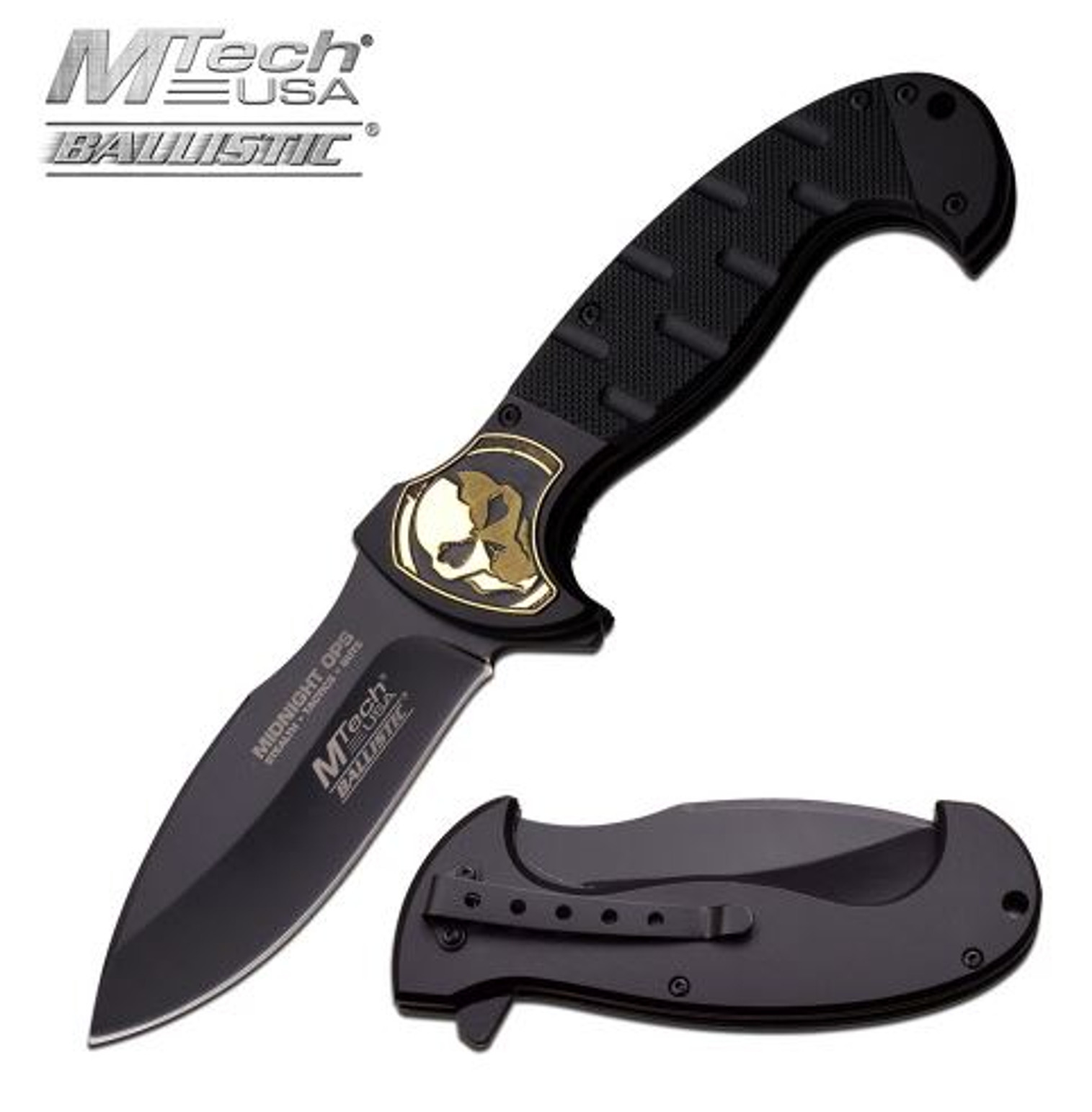 Mtech MTA876BK Folding Knife Assisted Opening