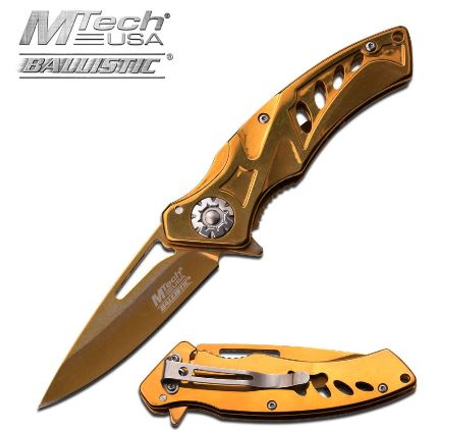 Mtech MTA917GD Folding Knife Assisted Opening
