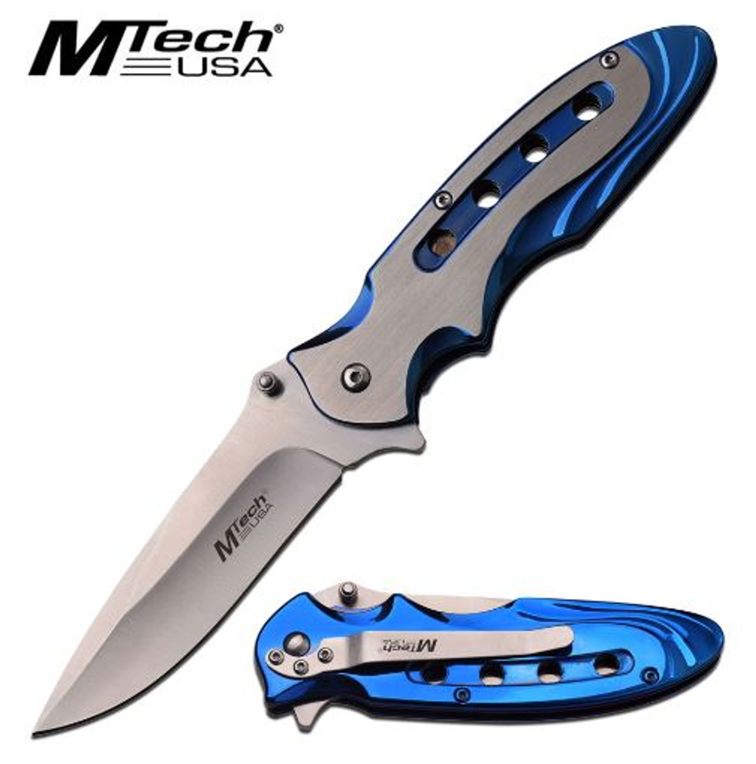 MTech MTA960BL Folding Knife Assisted