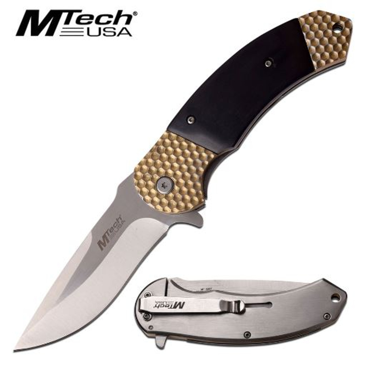 MTech MTA967GB Assisted Open, Gold Honeycomb