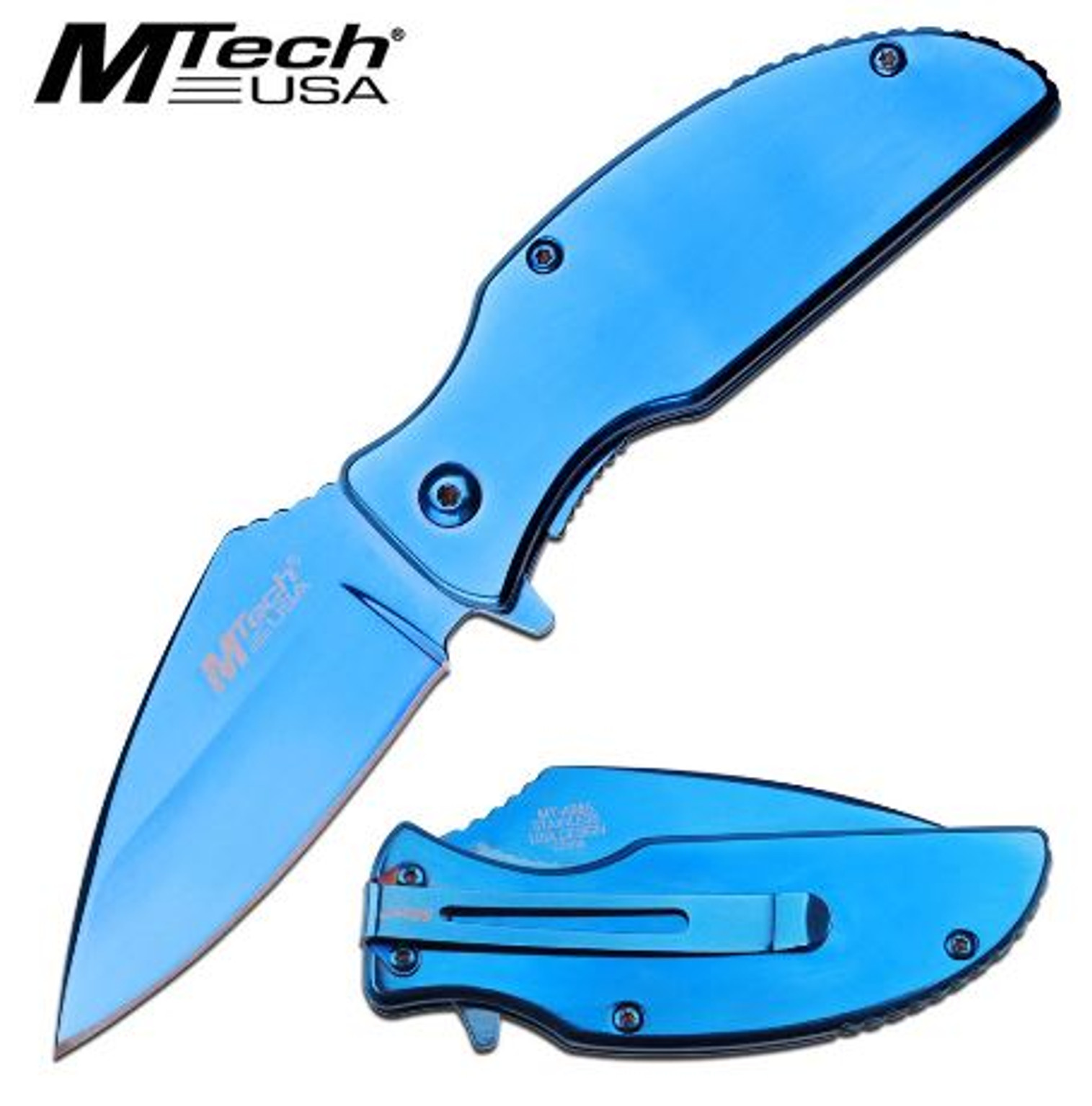 MTech MTA985BL Folding Knife Assisted