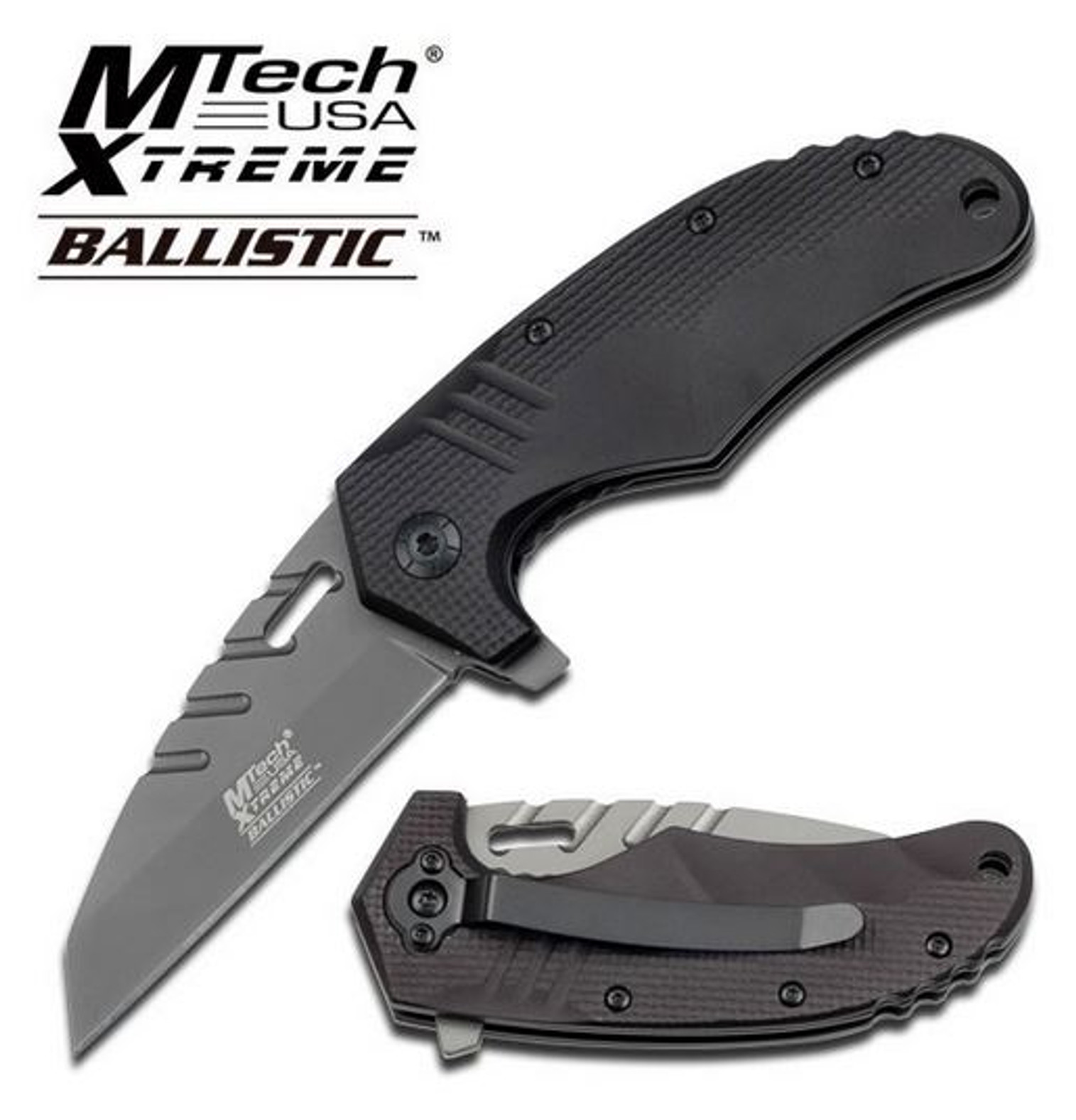 MTech Xtreme A804GP Wide Wharncliffe Assisted Grey