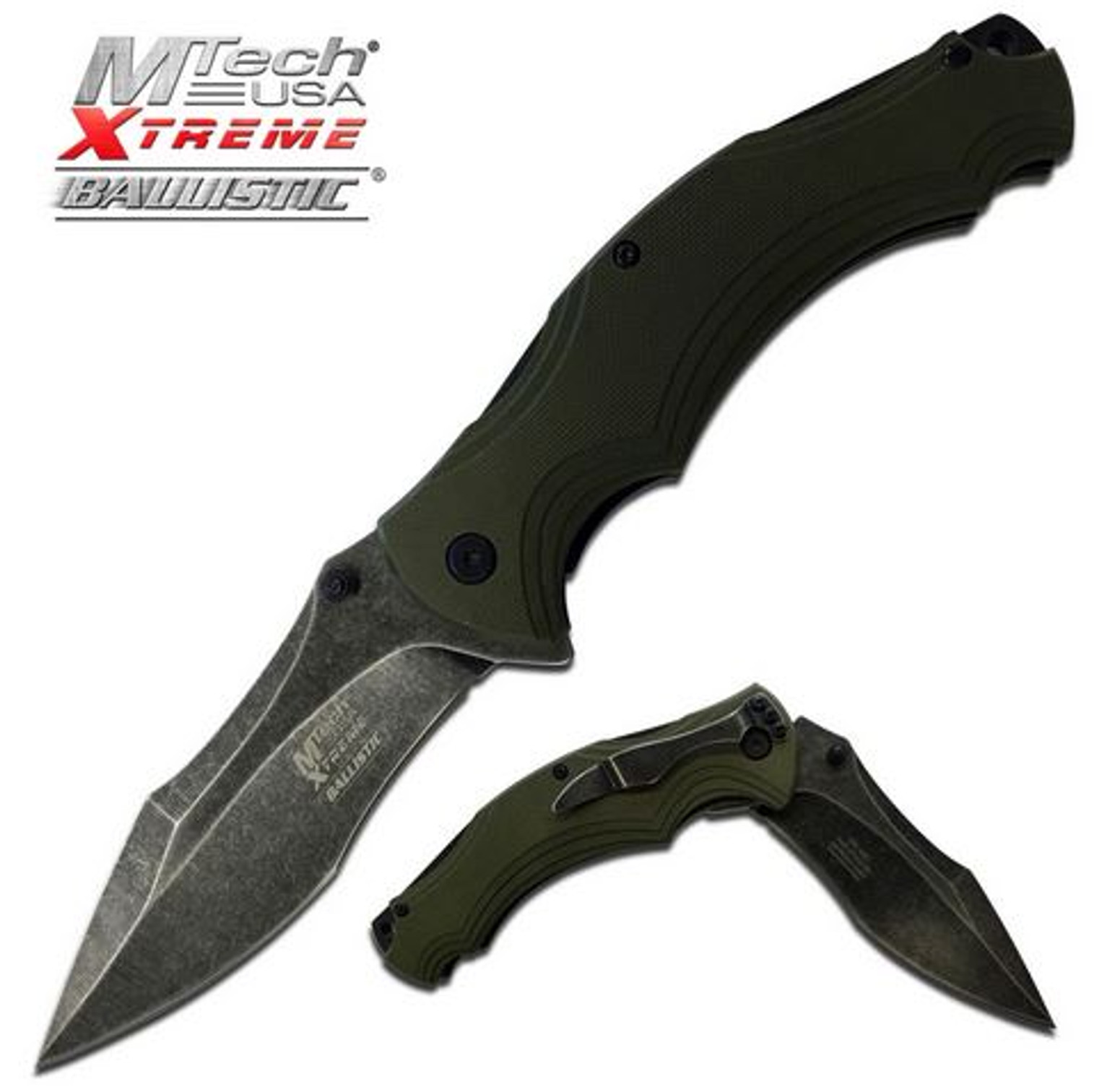 MTech Xtreme A840AG Stonewash Assisted Open -Army