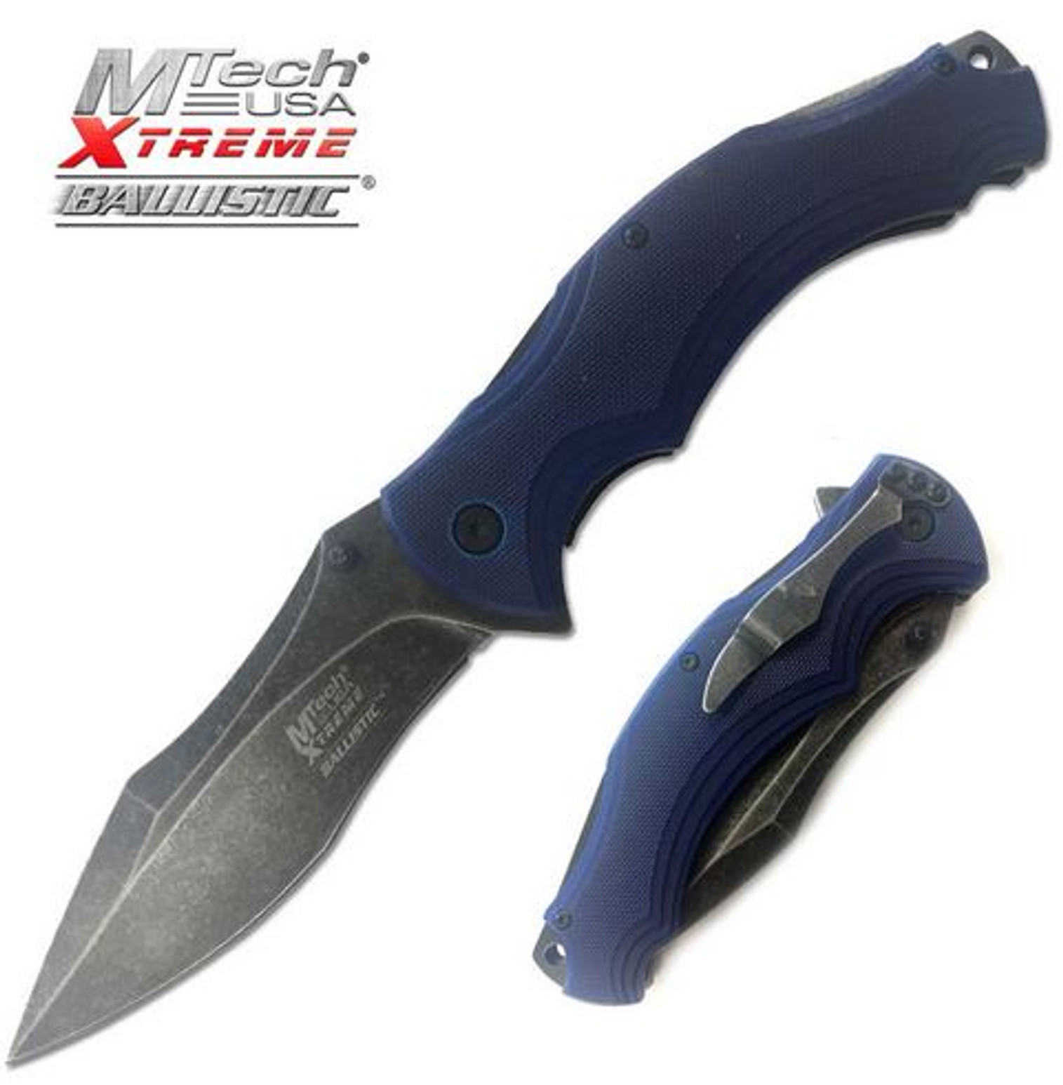 MTech Xtreme A840BL Stonewash Assisted Open -Blue