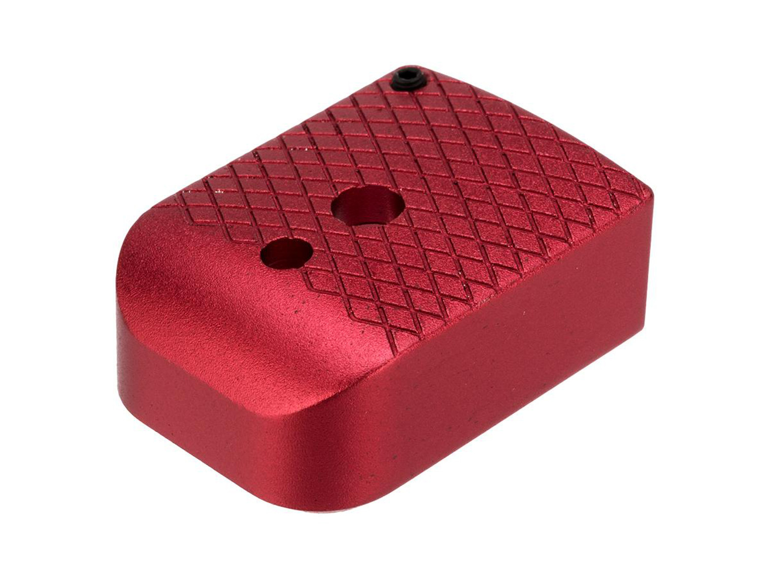 APS / 5KU Type - 4 Aluminum Magazine Base for 5.1 Hi-Capa Series Airsoft GBB Pistol Magazines (Color: Red)