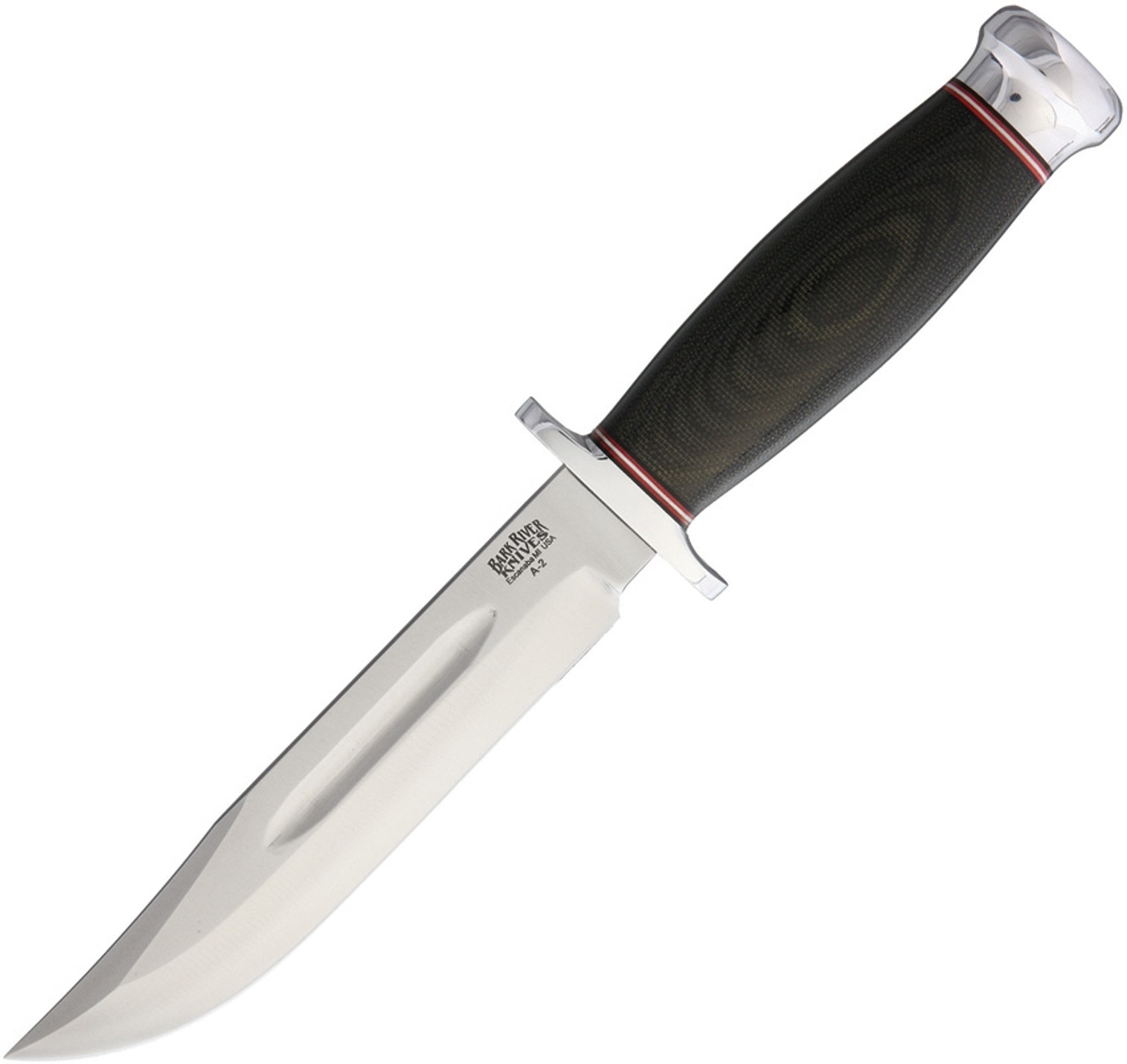 Bark River 8211MBC Boone II - Black Canvas Micarta