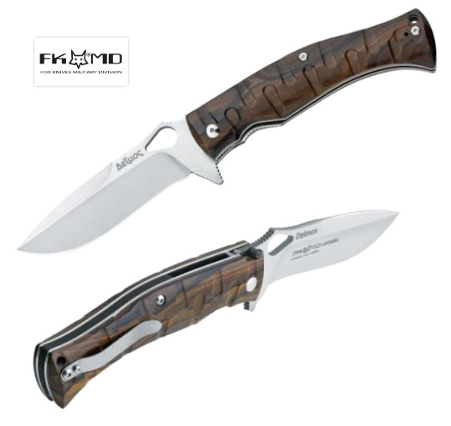 Fox Italy FX0110W FKMD Deimos Ziricote Folding Knife N690