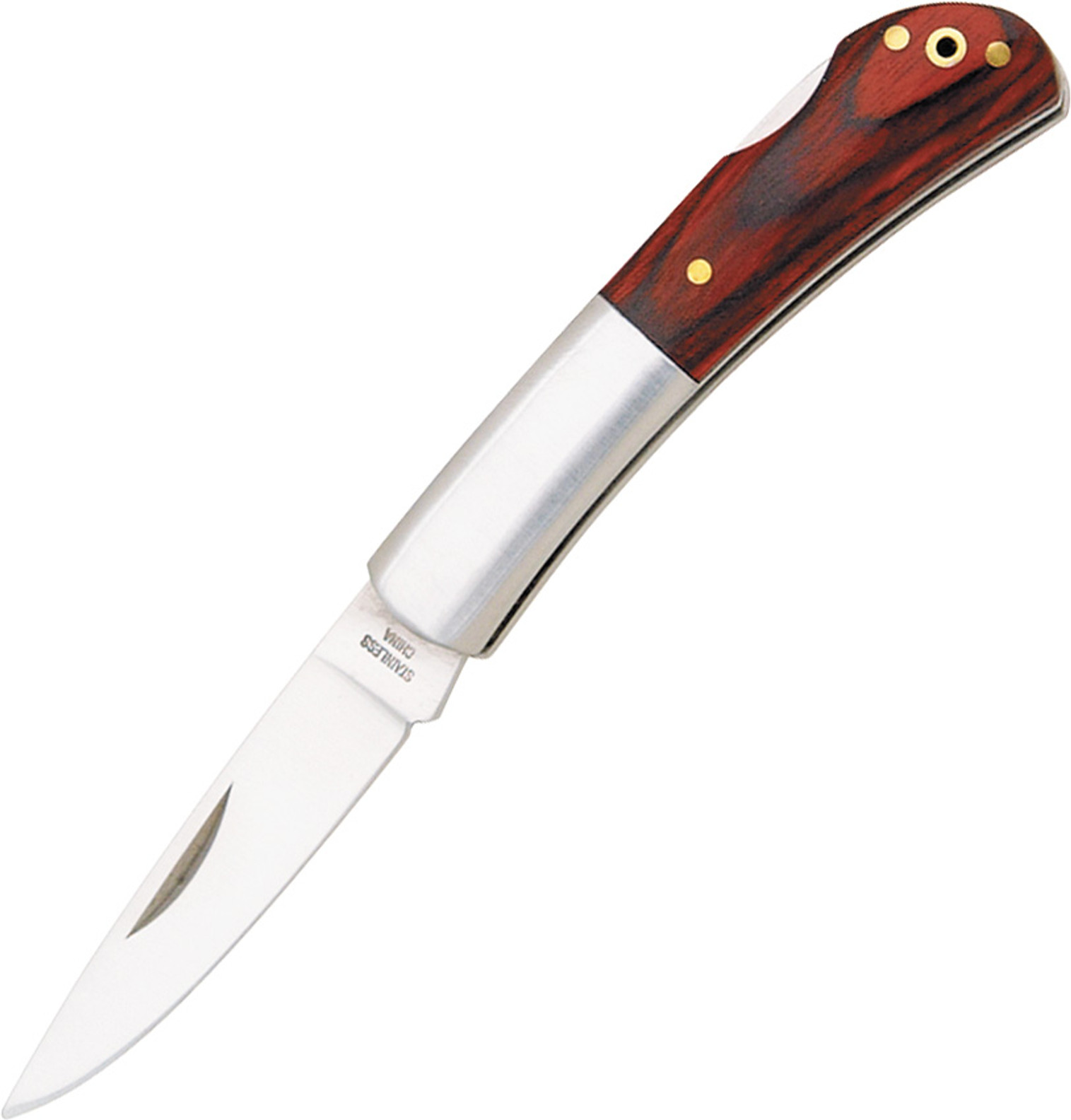 CNM Nail Nick Small Wood Handle Folder