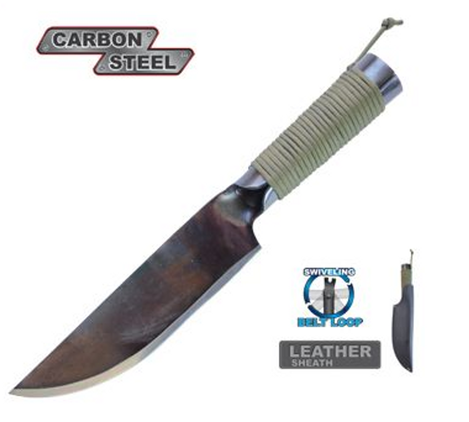 Condor CTK233-10HC Matagi Knife w/ Leather