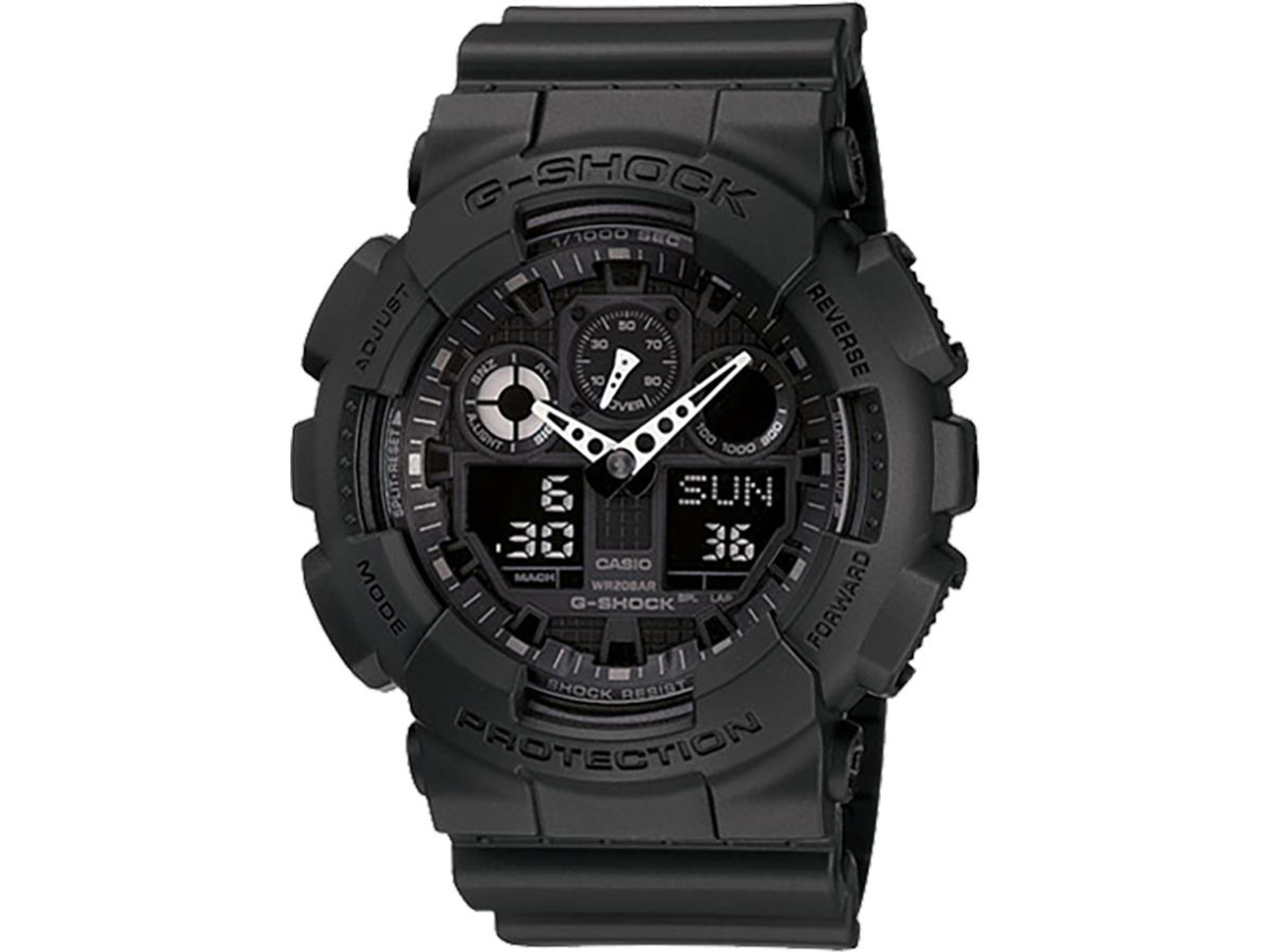 Casio G-Shock Men's GA100-1A1 Analog / Digital Watch (Color: Black)