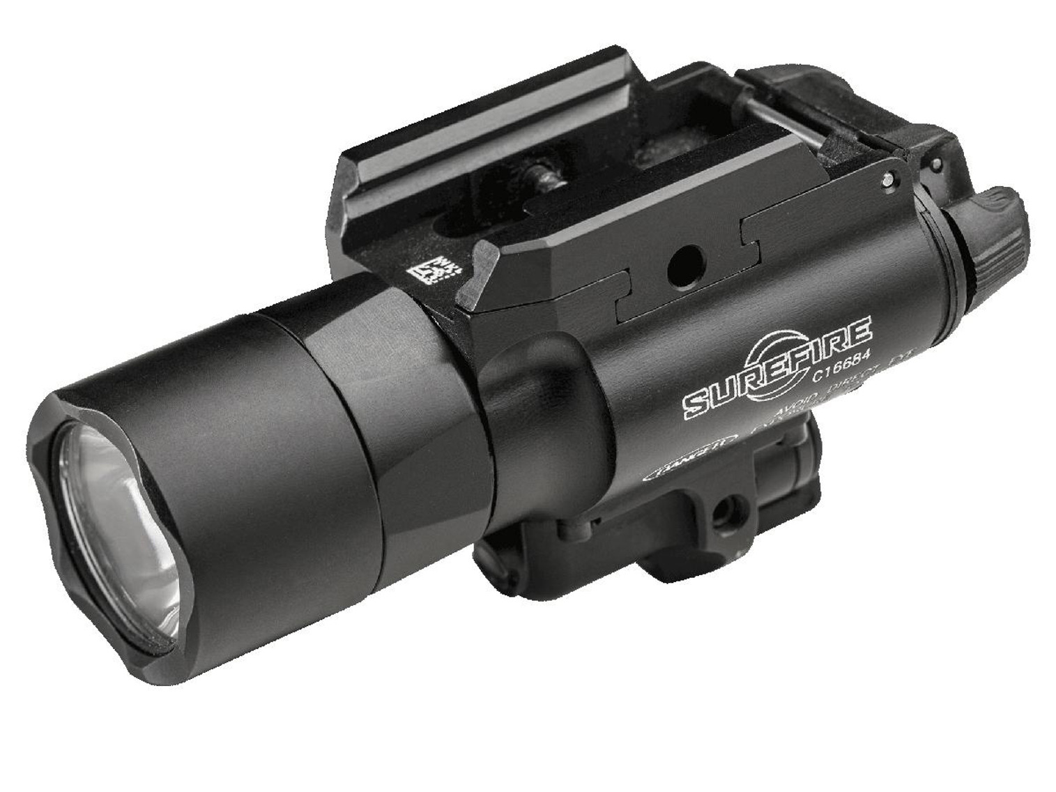 Surefire X400UH-A Ultra High Output 600 Lumens LED Weapon Light with Red Laser