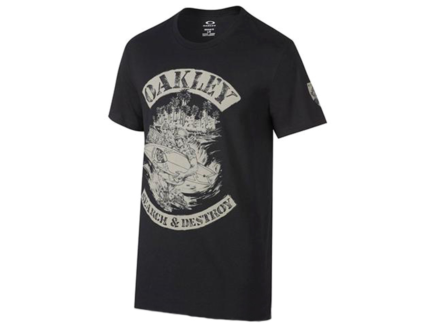 Oakley SI Search and Destroy T-Shirt - Jet Black (Size: Medium)