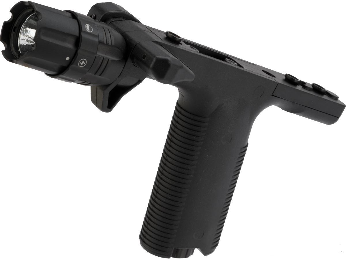 VISM By NcStar VGF Vertical Grip with Integrated Strobe Flashlight