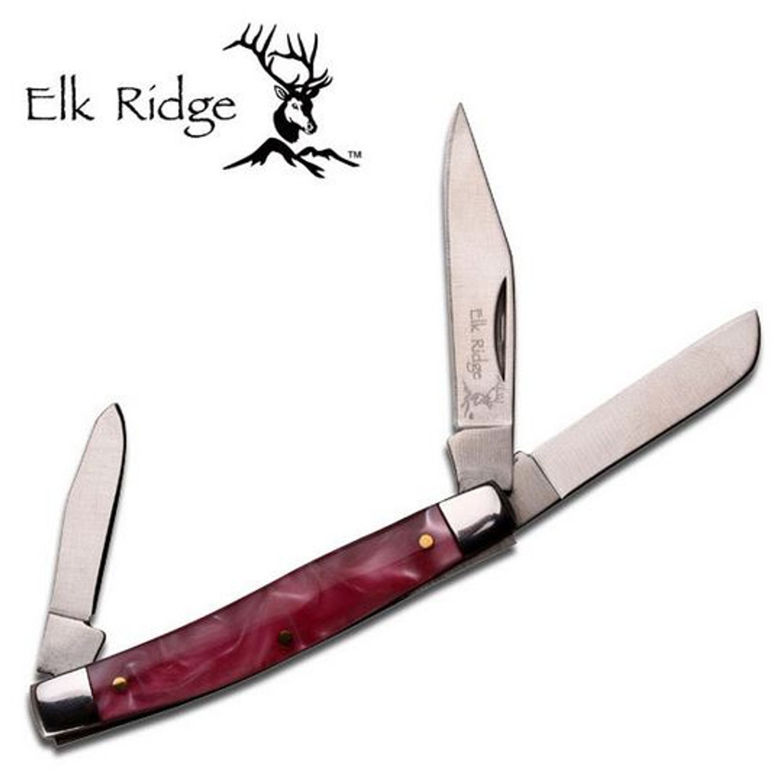 Elk Ridge ER323PK Stockman Pink Pearl