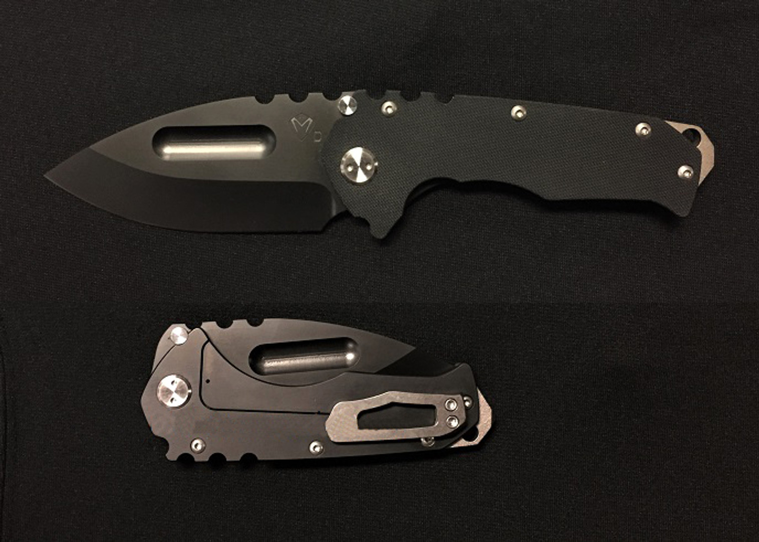 Medford Praetorian G Drop Point Black PVD - Black G10/PVD Frame