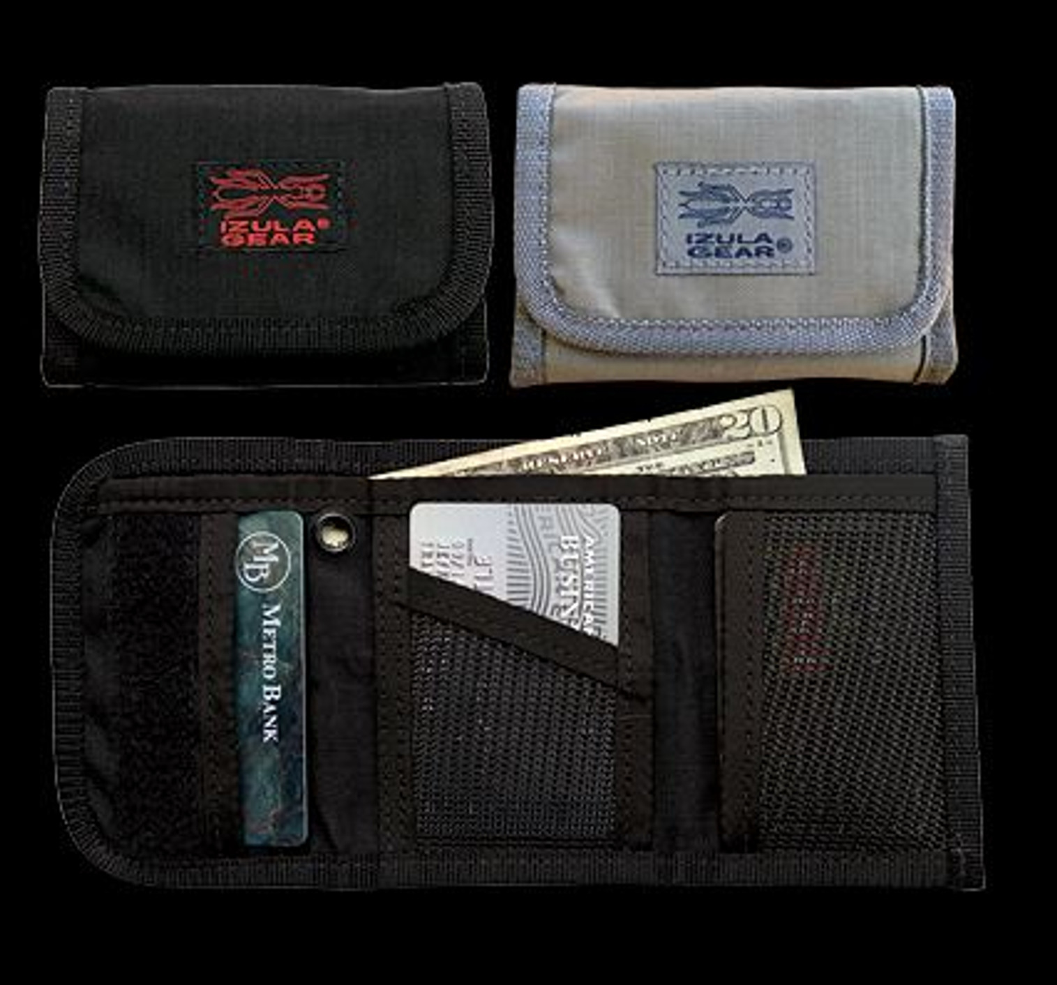 ESEE EDC Billfold Tri-Fold Cordura Wallet - Black