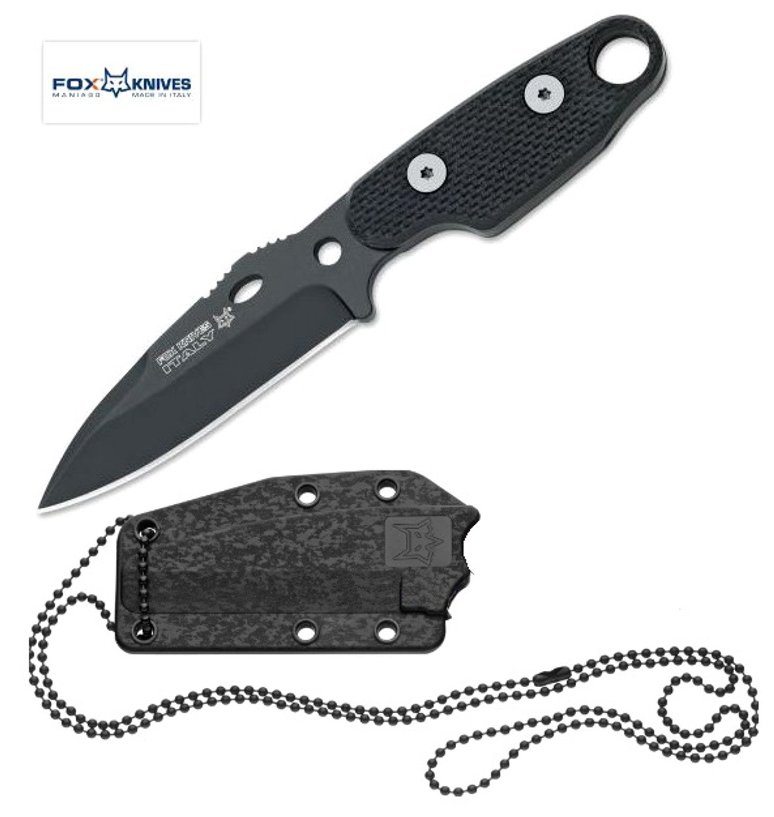 Fox Italy FX304 Compso Neck Knife N690 Alfredo Doricchi Design