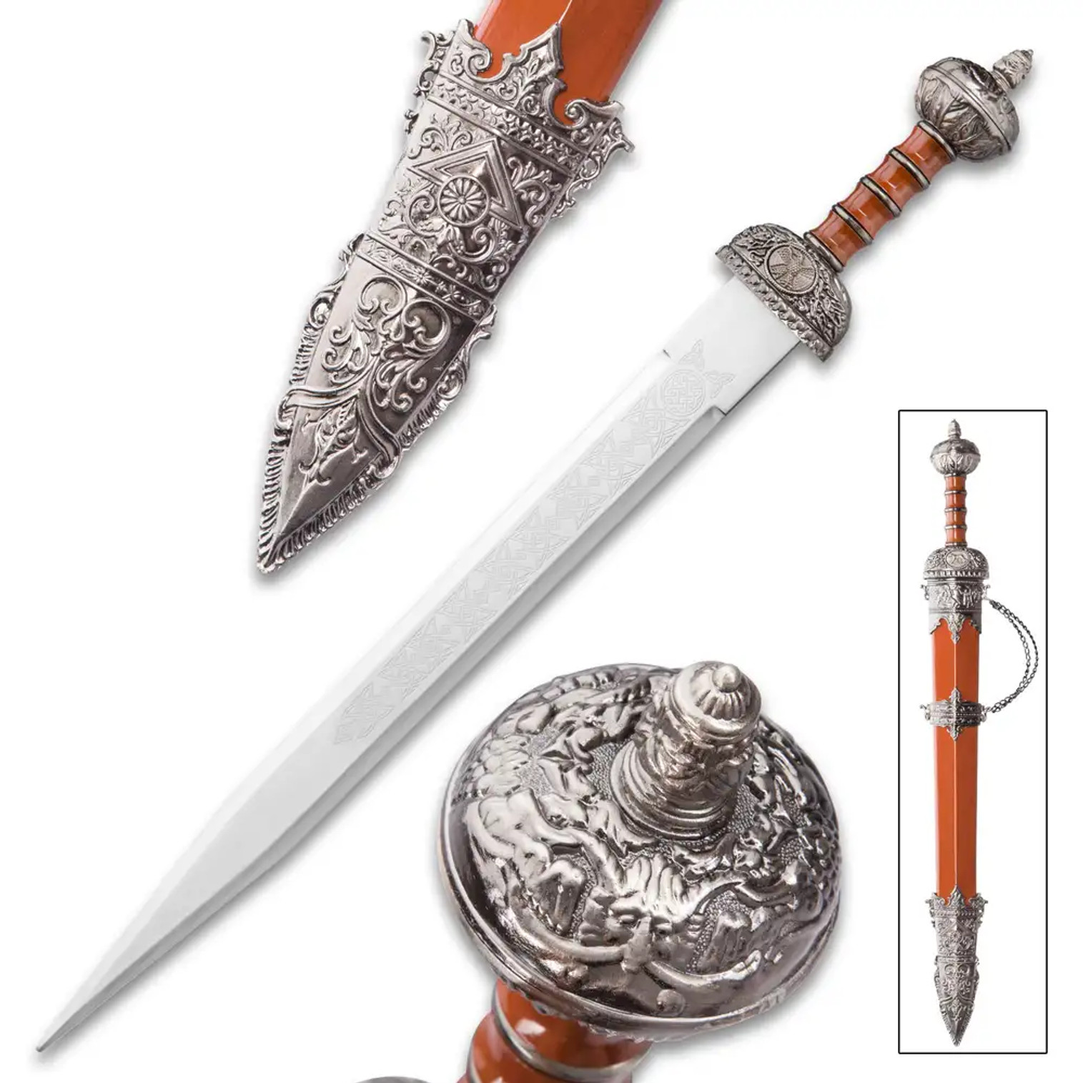 Roman Gladius Sword Tomahawk Brand