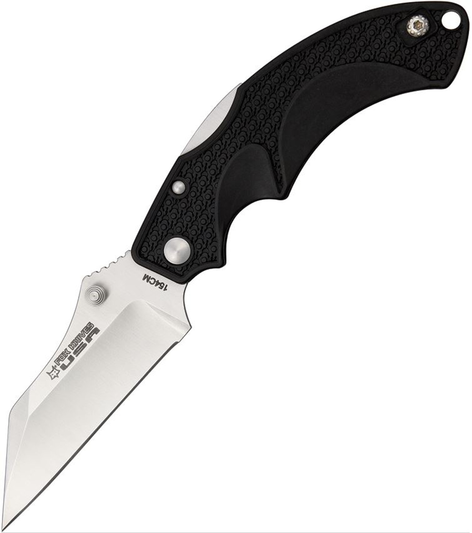 Fox USA DRGWCBK Drago Folding Knife, 154CM, Black