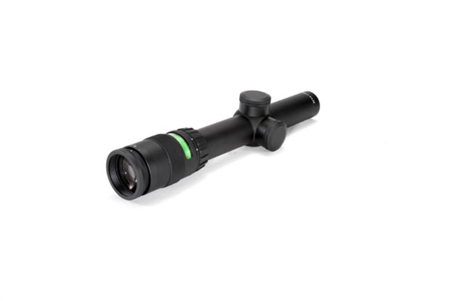 Trijicon AccuPoint 1-4x24 Riflescope w/ BAC, Green Triangle Post Reticle, 30mm Tube