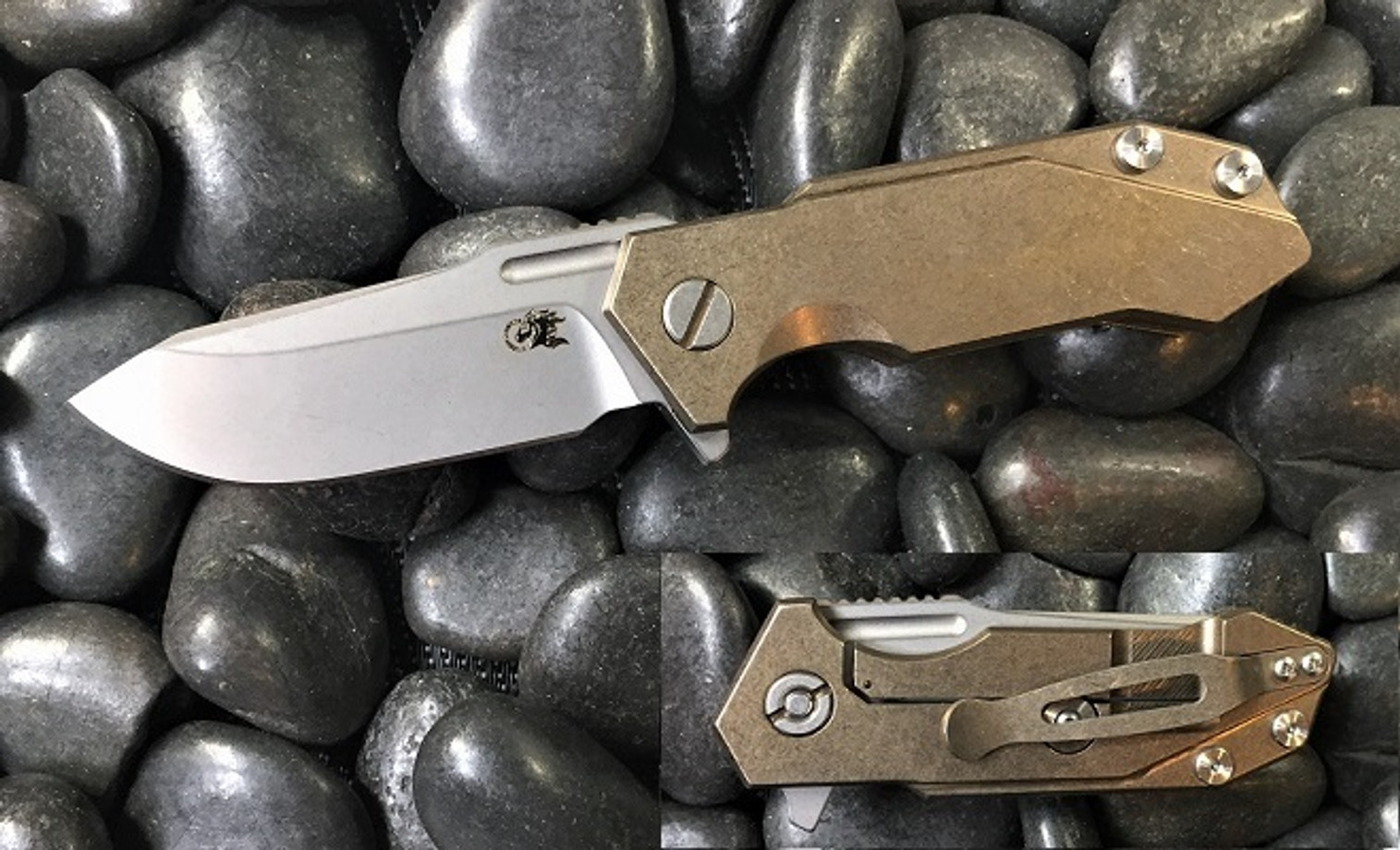 Hinderer Half Track Ti SW - Bronze Ano