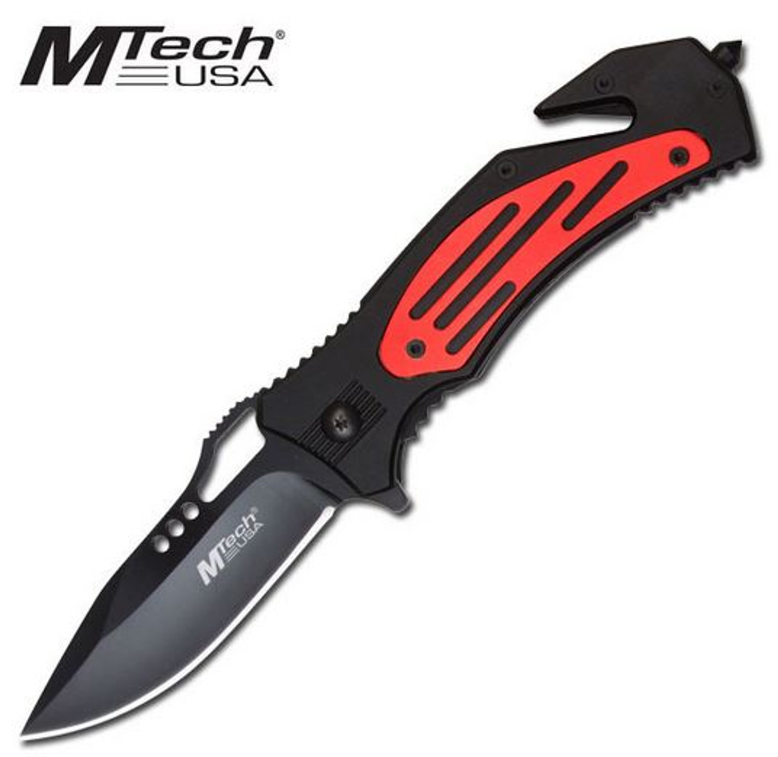 MTech 530BK Red & Black Folder