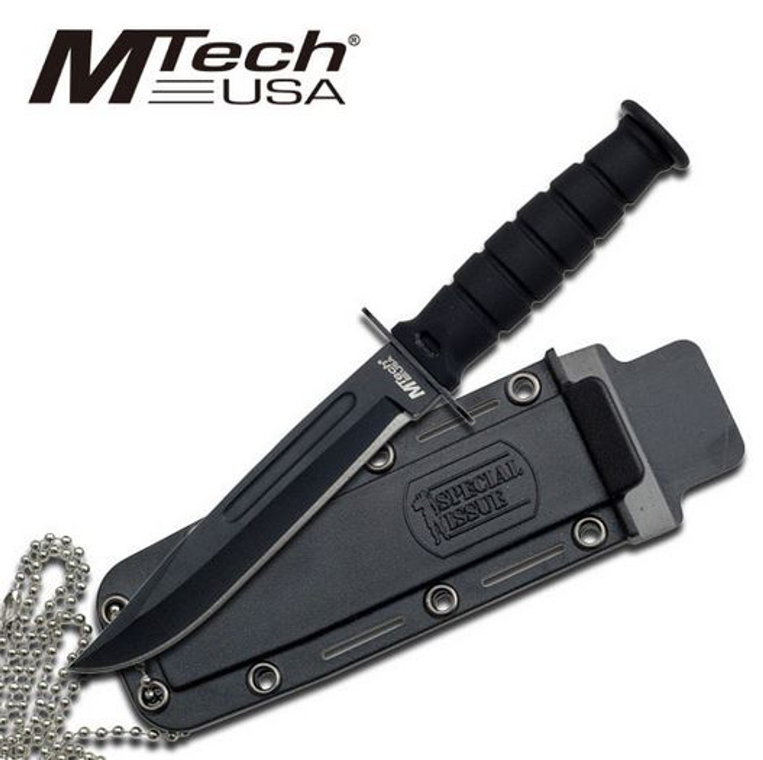 MTech 632CB Mini 3.5" Bowie - Black Serrated