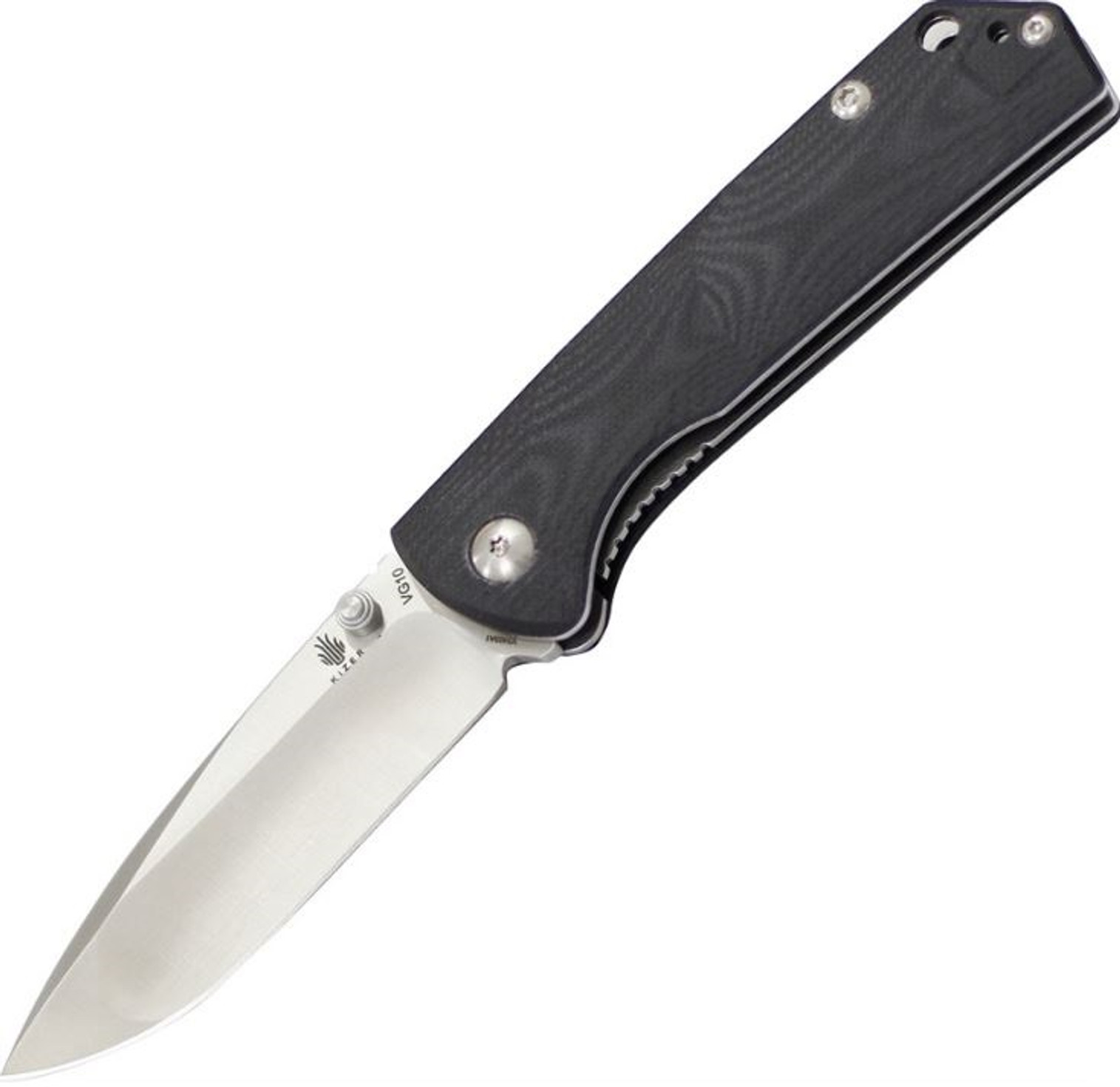 Kizer Vanguard V3403A1 Vigor V3 VG10 Folder - Black