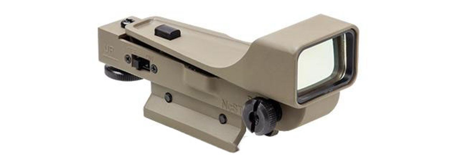 NcStar Gen II Aluminum Red Dot Sight with 20mm Mount - Tan