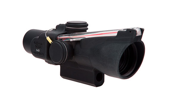 Trijicon 1.5x16S Compact ACOG Scope, Dual Illuminated Red Ring & 2