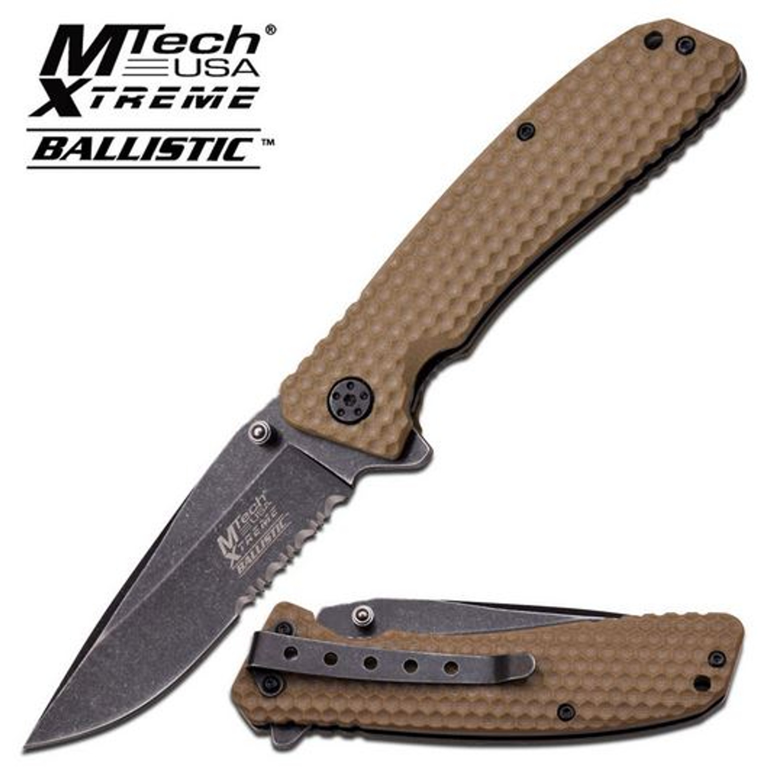 MTech Xtreme A827TN Stonewash Coyote Tan Folder