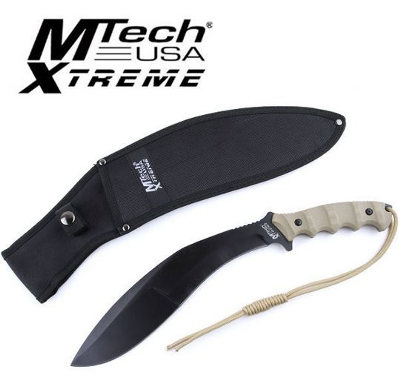 MTexh Xtreme 8093TN Kukri Tan G-10 Handle