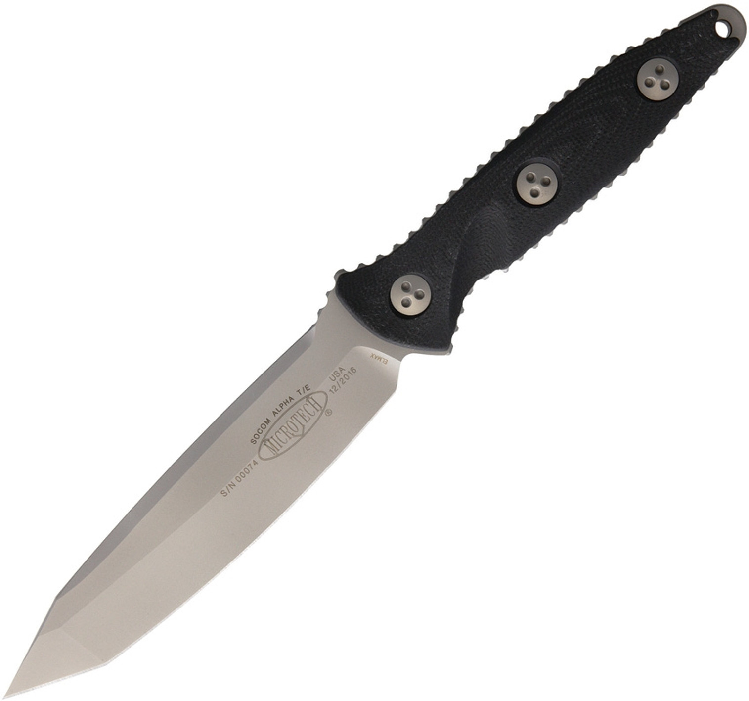 Microtech Socom Alpha Tanto Beadblast with Kydex Sheath