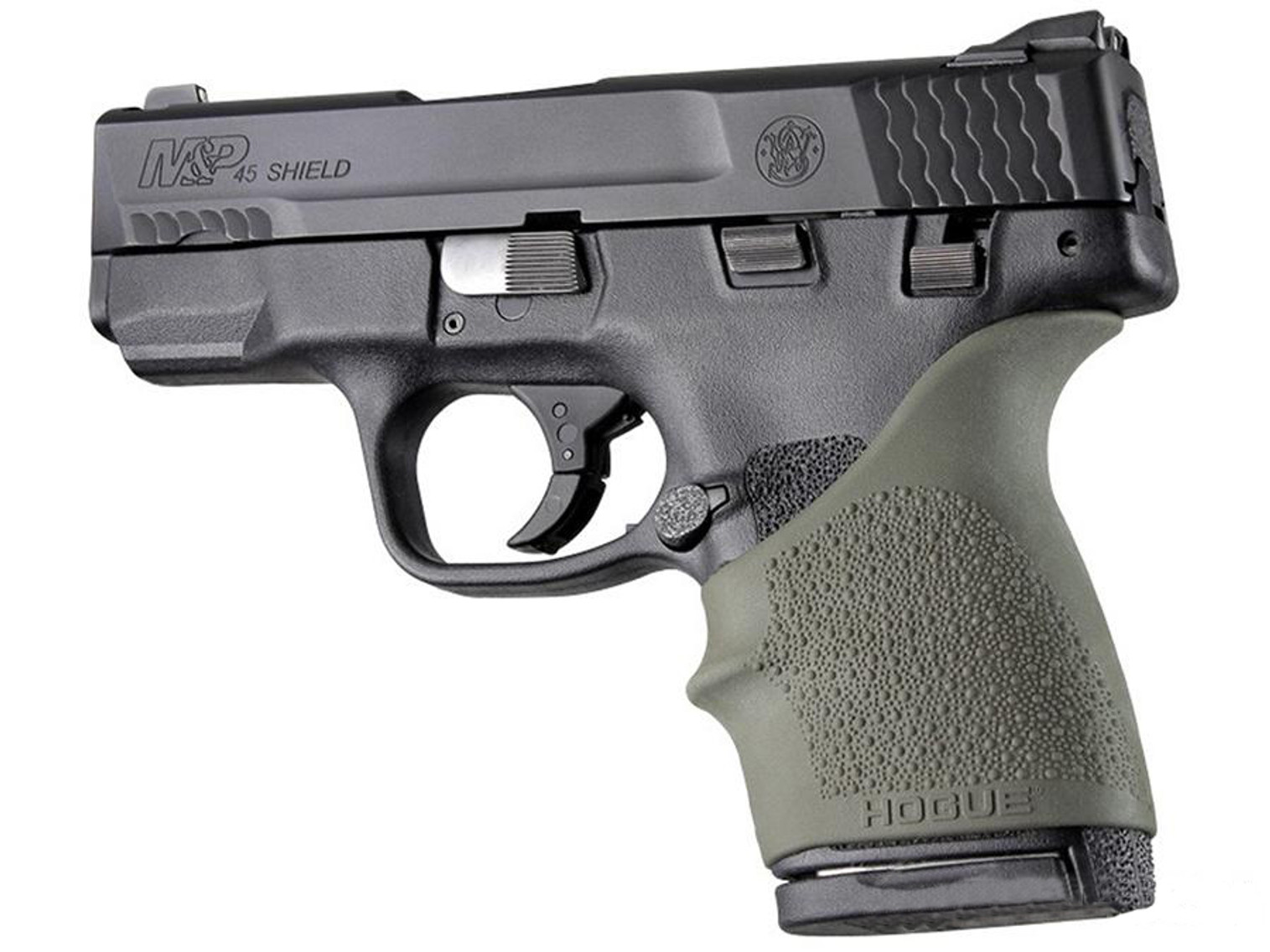 Hogue HandAll Beavertail Handgun Grip Sleeve (Color: Green / Model: S&W M&P Shield 45, Kahr P9/P40/CW9/CW40)