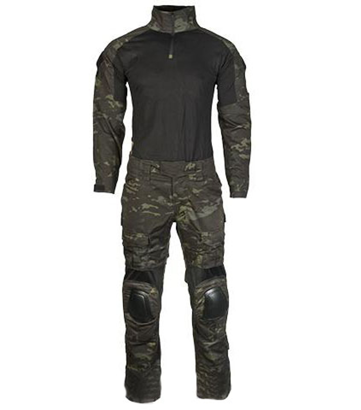 Emerson Combat Uniform Set - Multicam Black (Size: Small)