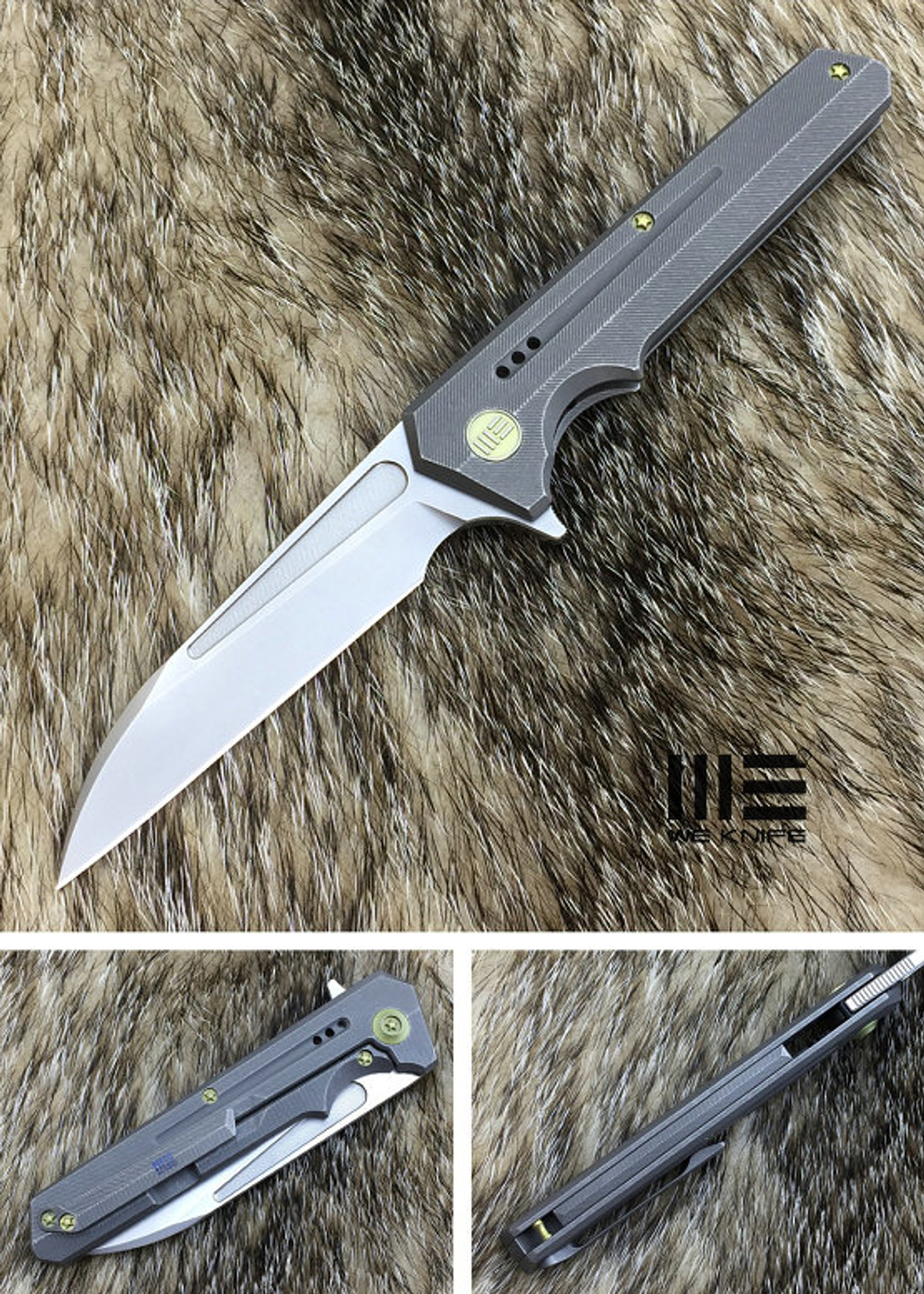 WE Knife 705C Talon M390 Titanium Framelock Grey