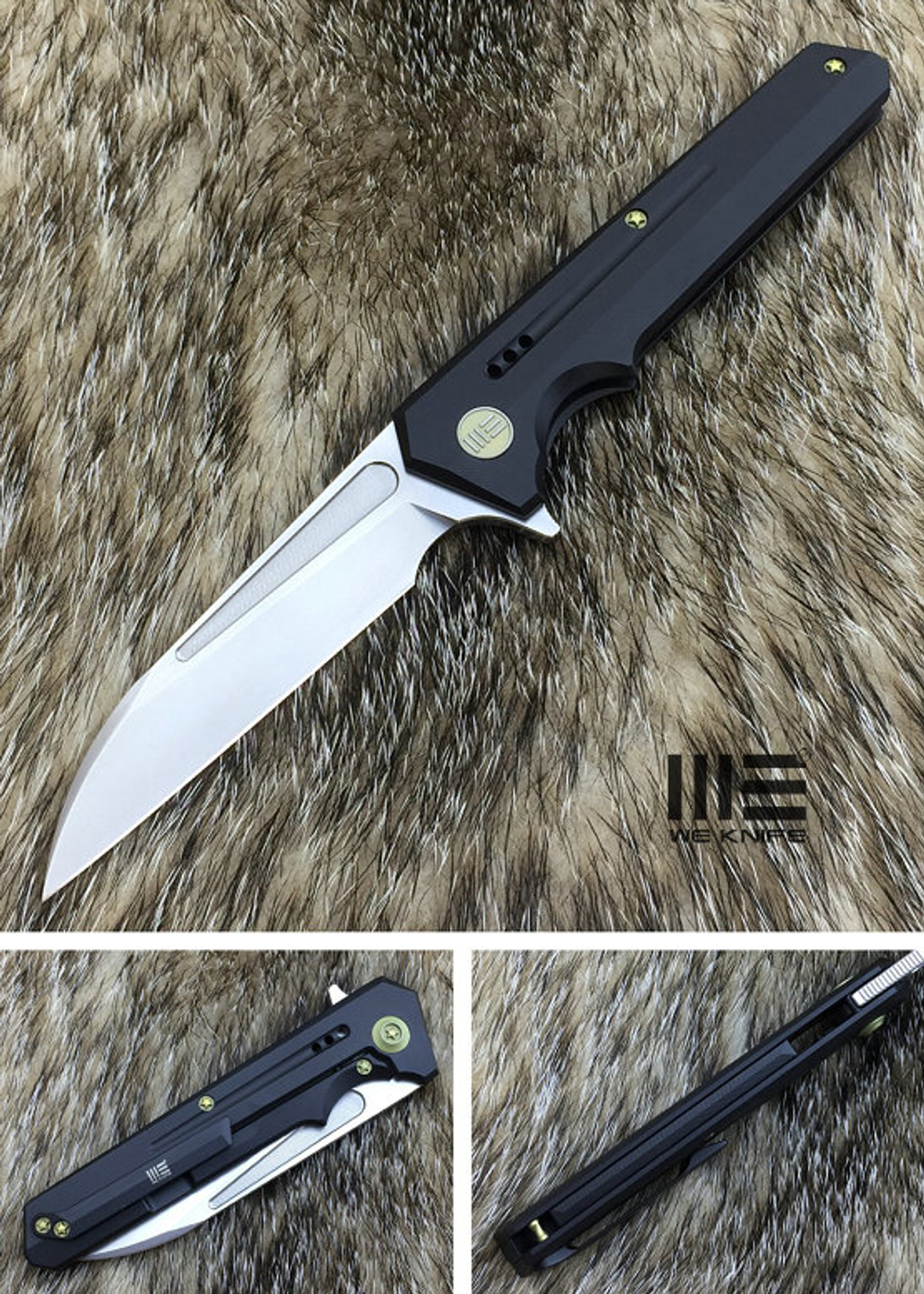 WE Knife 705E Talon M390 Titanium Framelock Black