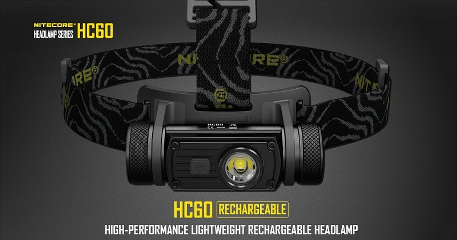 Nitecore HC60 Rechargeable Headlamp - 1000 Lumens